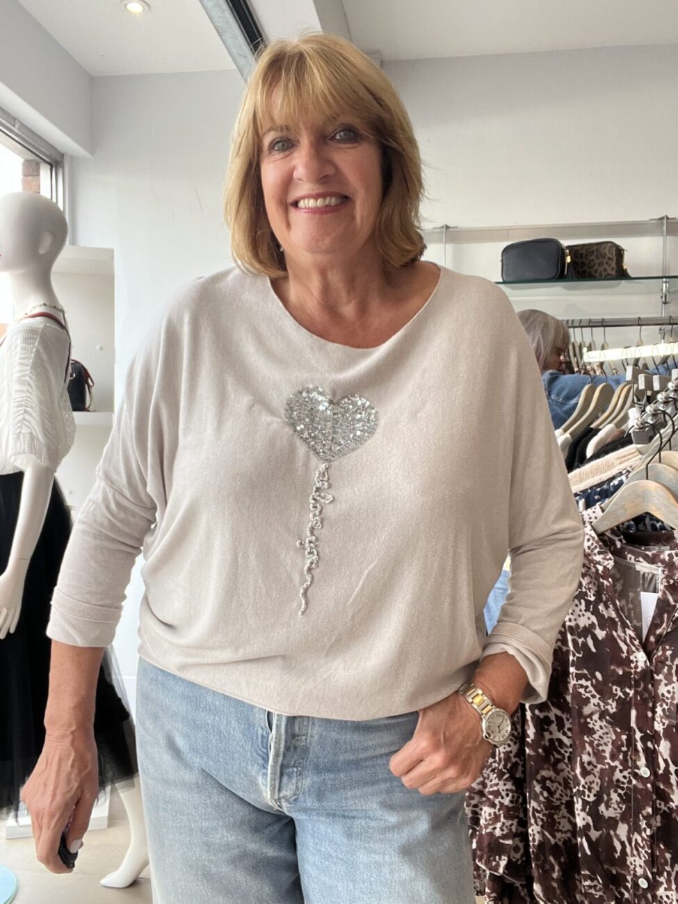 Bestselling Balloon Heart Light Knit Top image 5