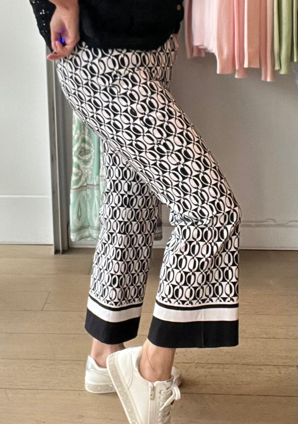 Robell Joella Mono Print with border Detail