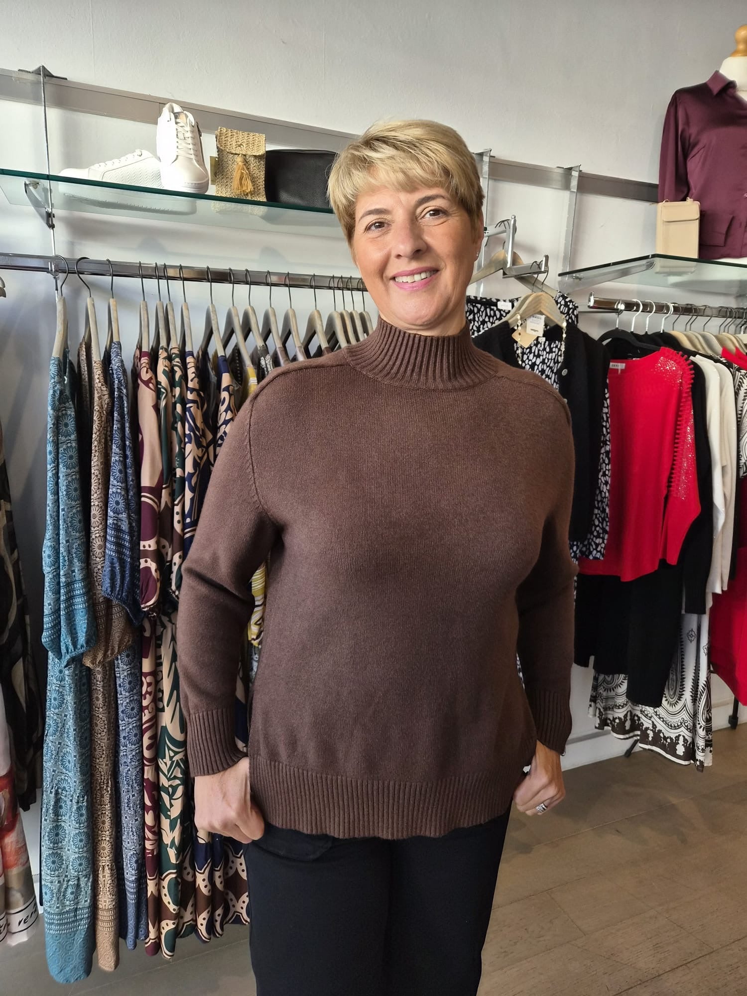 Pammy Side Split Knit