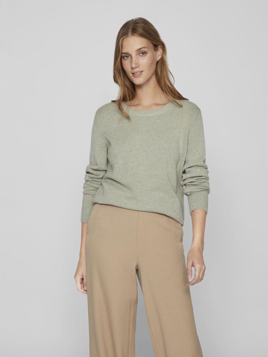 Vila Viril Round Neck Supersoft Knit image 2