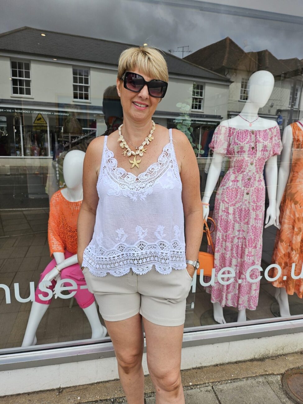 Cotton Embroidered Cami Top image 5