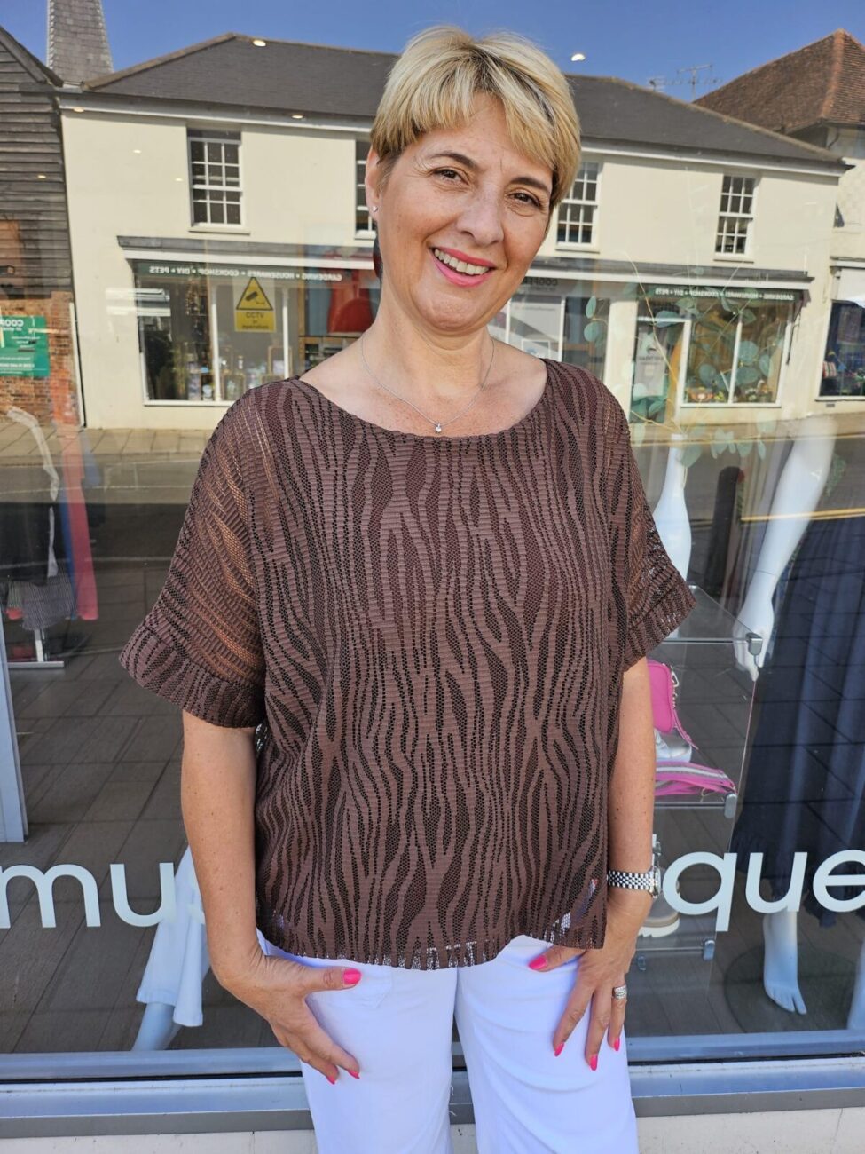 Zebra Mesh Top image 1