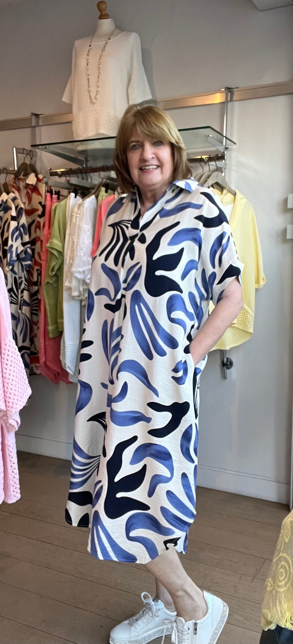 Cristal Easy Print Shirt Dress