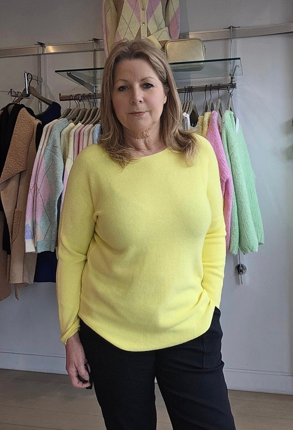 Lottie Scoop Neck Knit Top