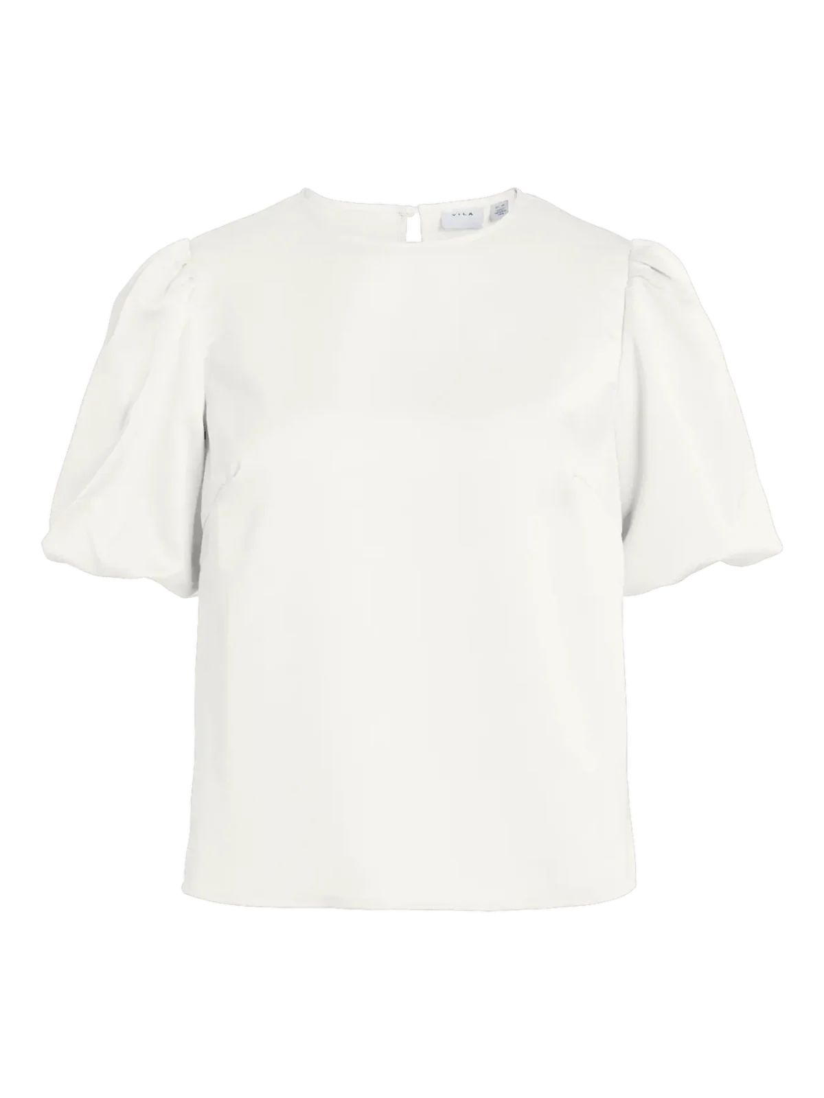 New Vila Viellette Satin Puff Slv Top image 10