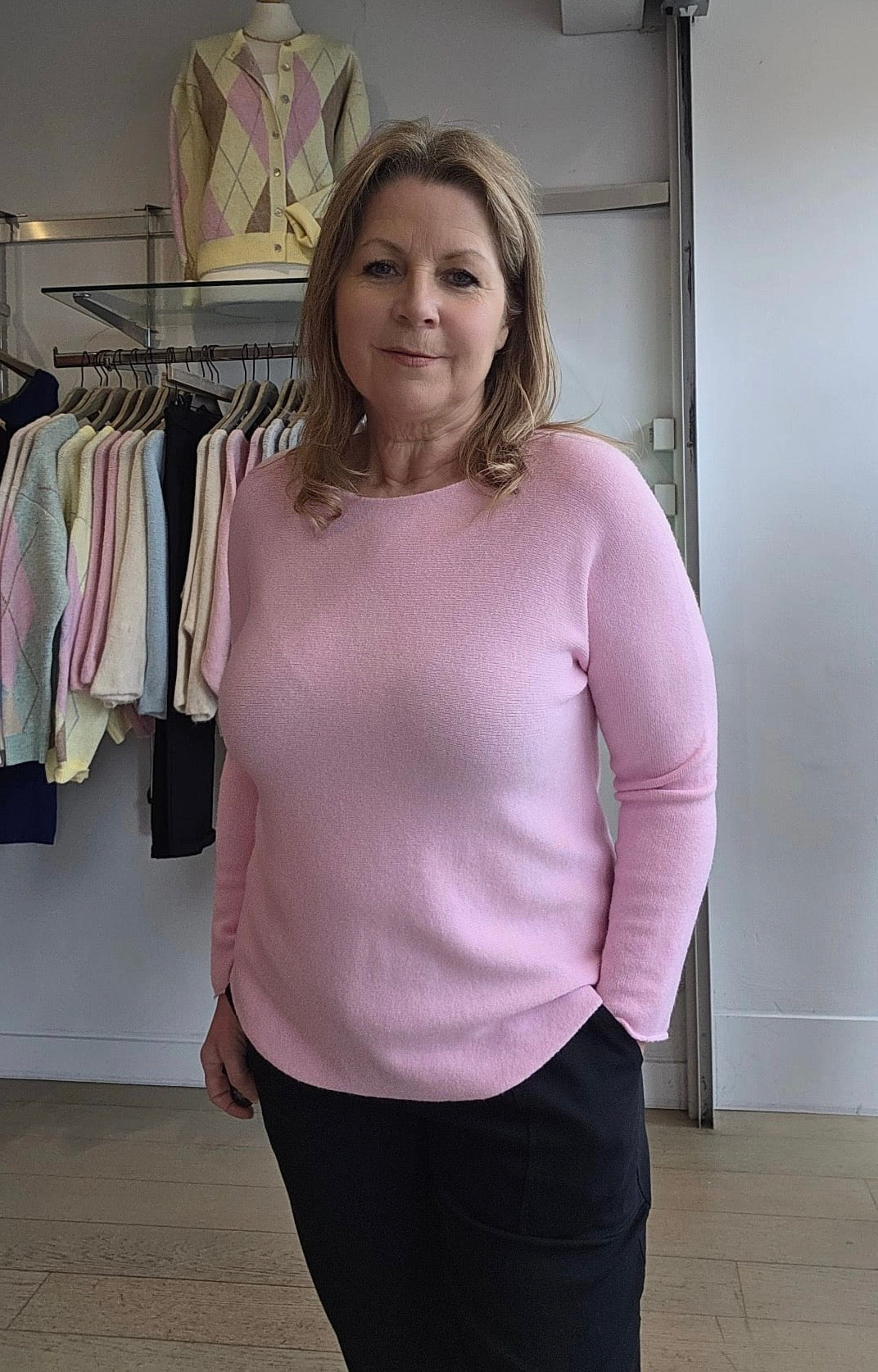 Lottie Scoop Neck Knit Top