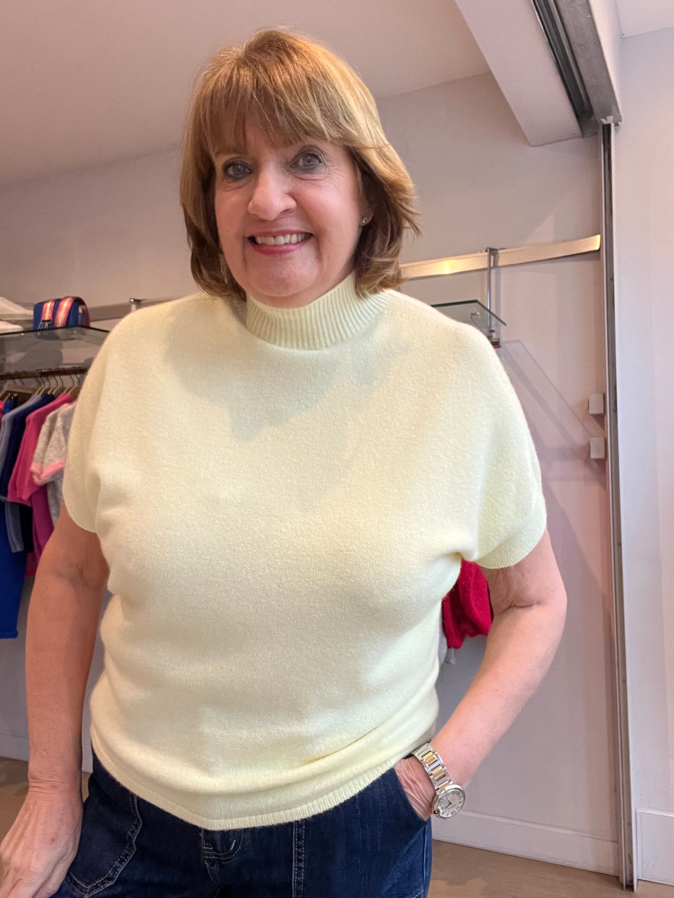 Cherry Alpini Pretty Knit Top