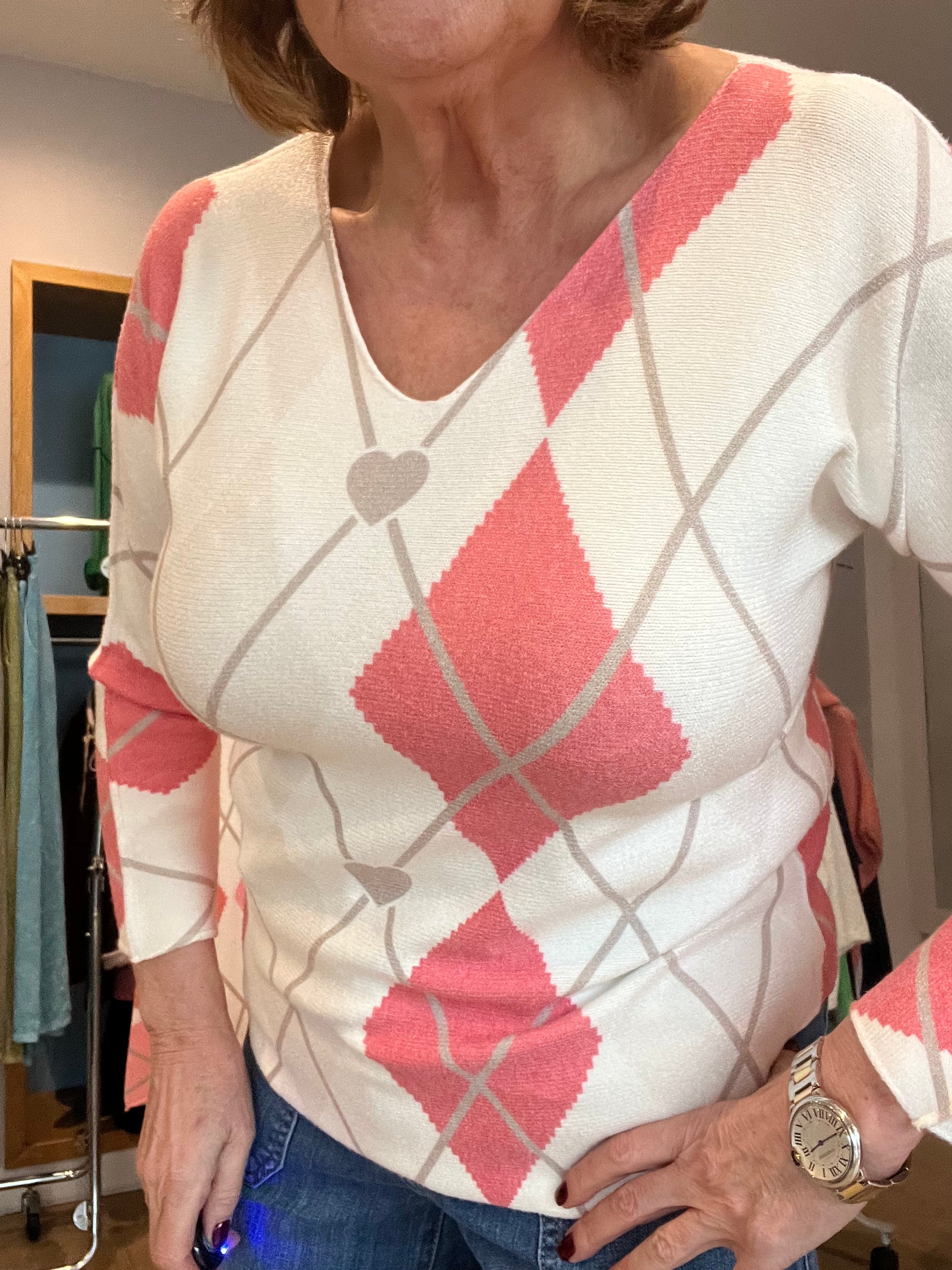 Connie Argyle Knit