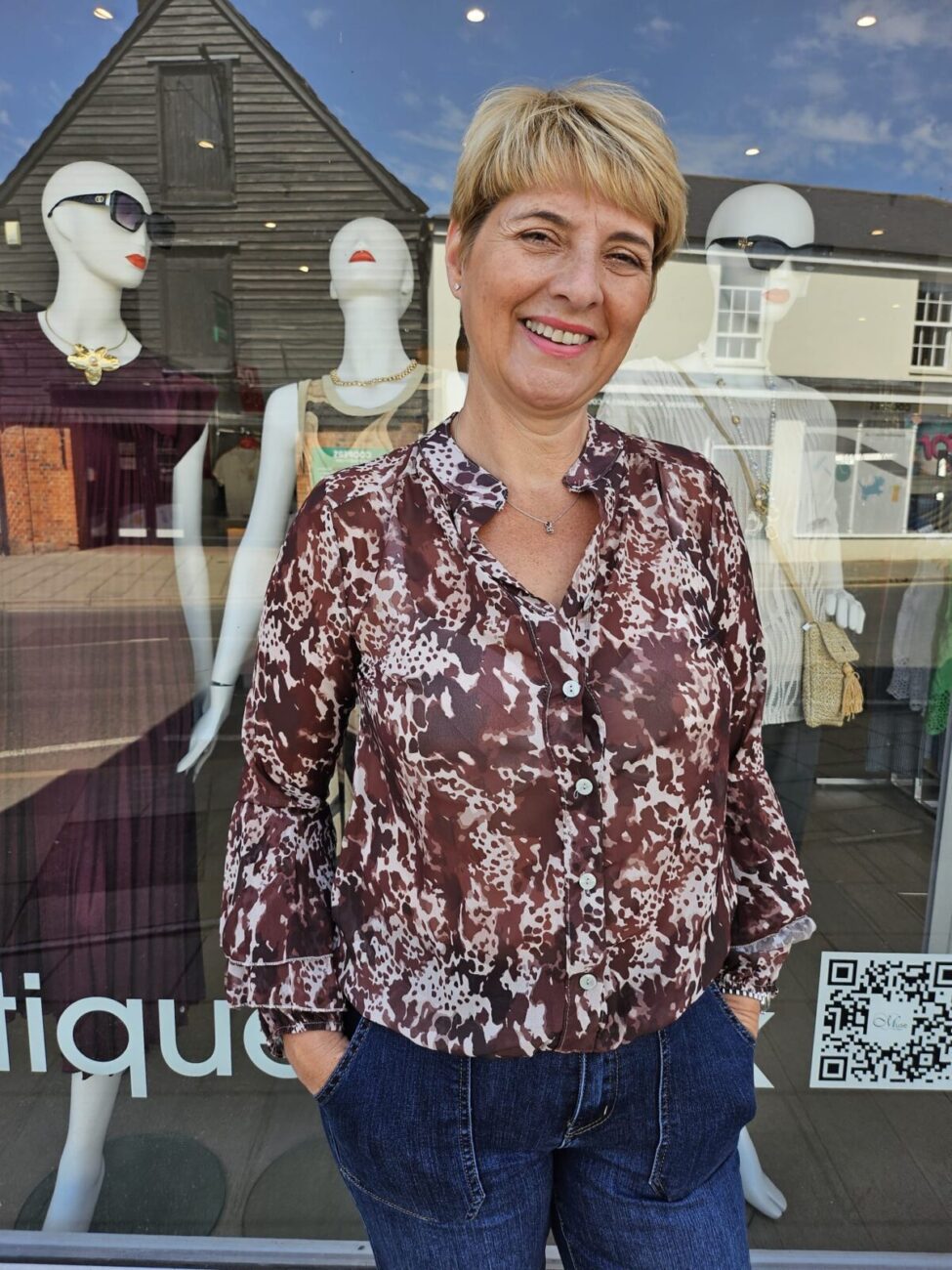Bestselling Spanish Top with Flared Sleeves - CHOCOLATE, ONESIZE image