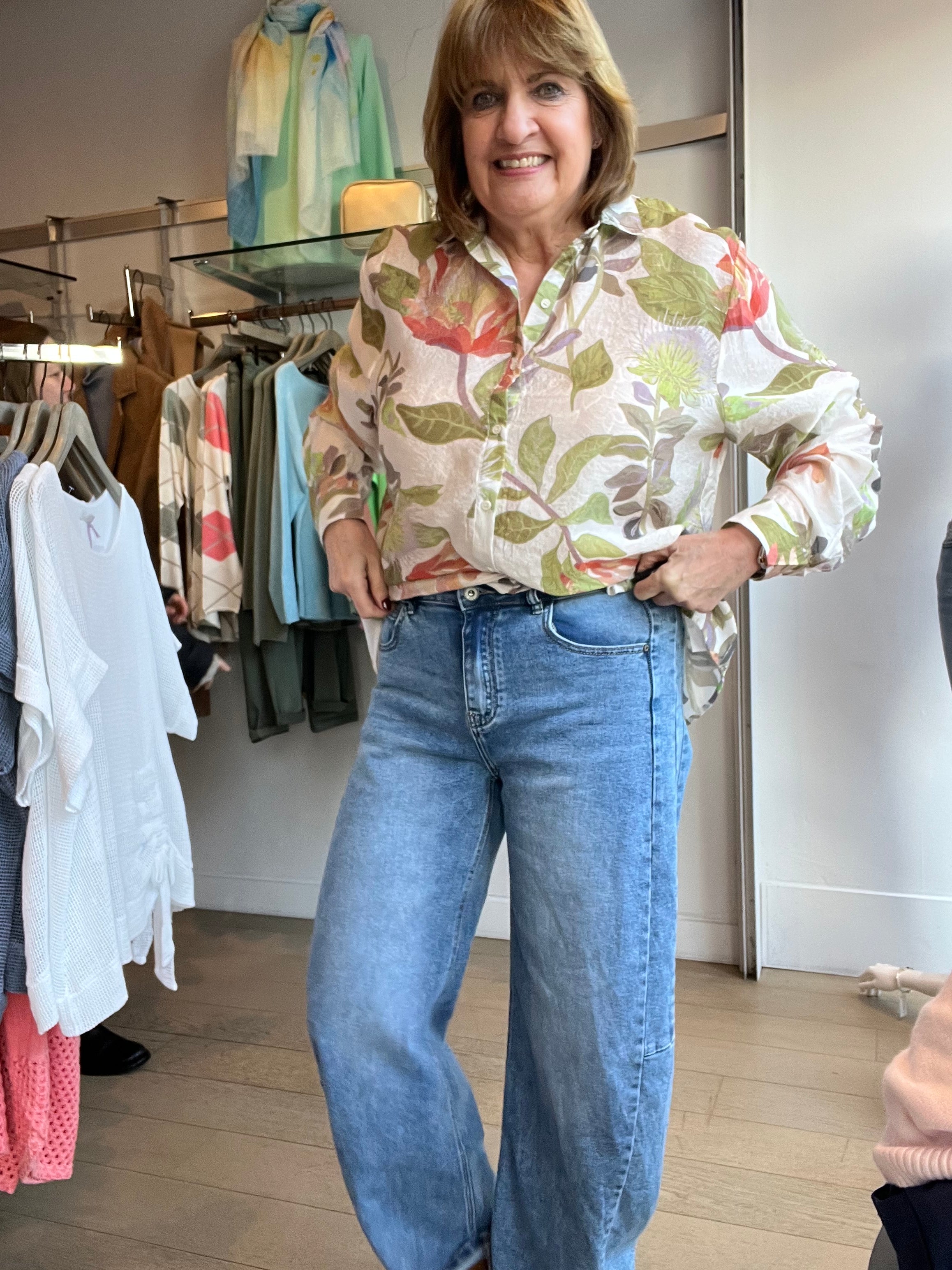 Dani Pretty Floral Voile top