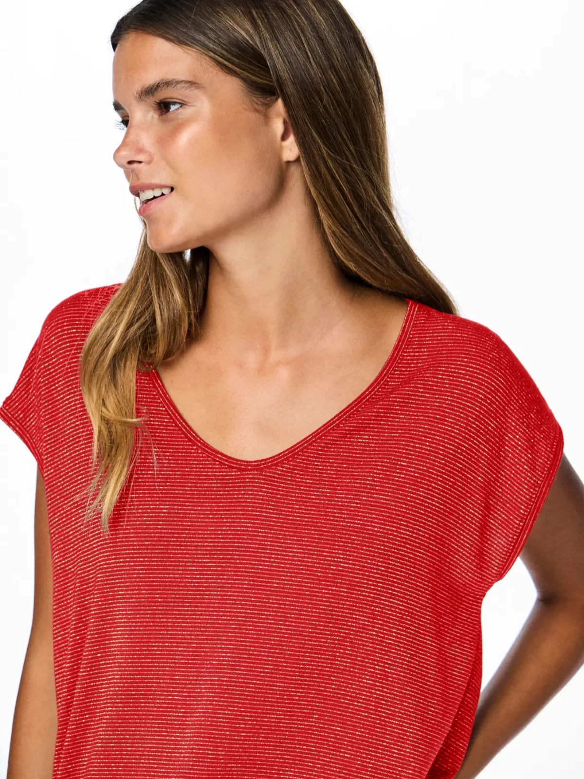 Pieces PCBillo Lurex Stripey Tee Top image 9