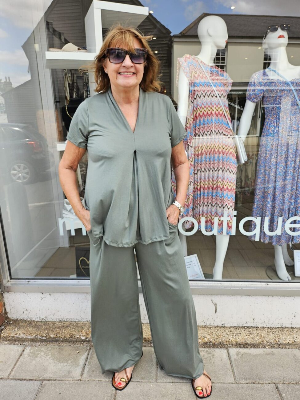 Luxe Jersey 2 Piece Trouser Set image 0