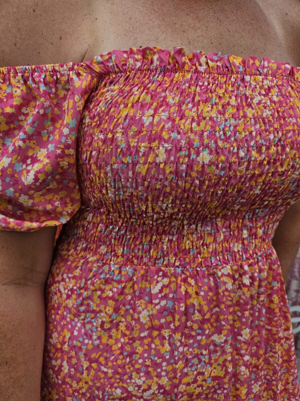 Miranda Bardot Printed Maxi Dress image 4