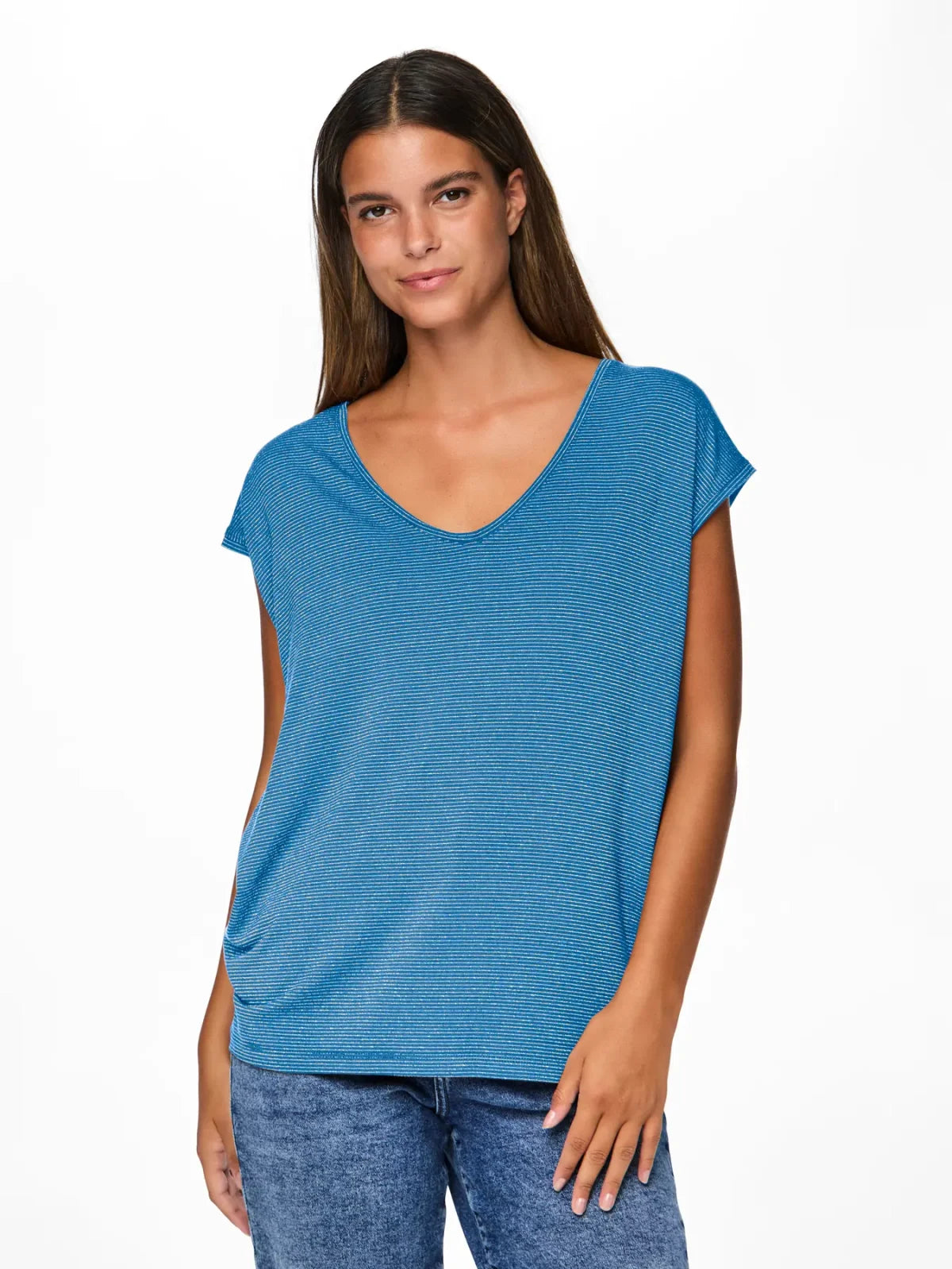 Pieces PCBillo Lurex Stripey Tee Top image 6