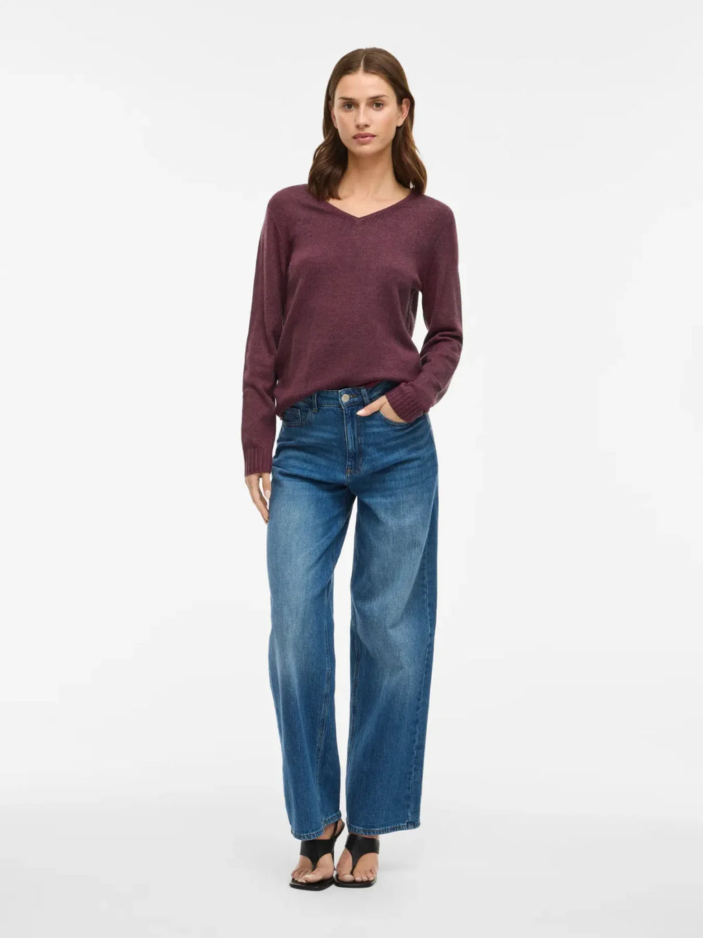 Vila Viril V Neck Bestselling LS Knit image 10