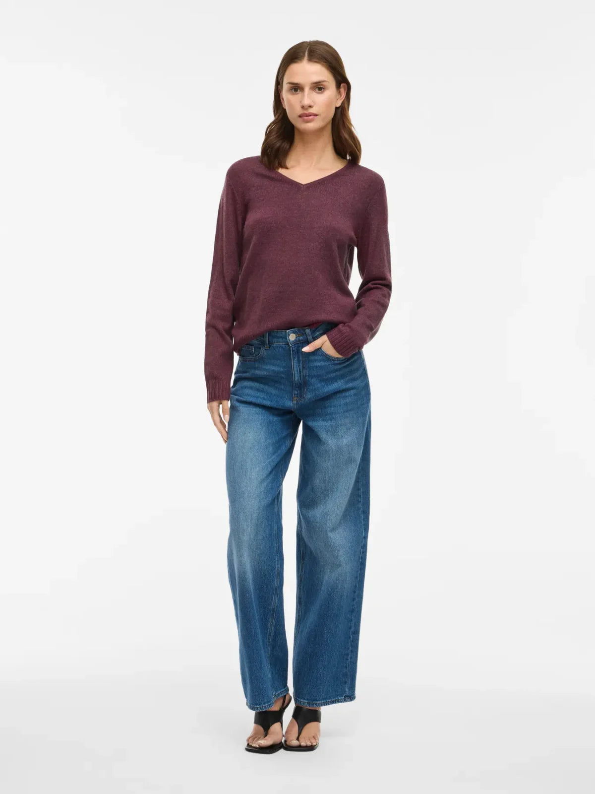 Vila Viril V Neck Bestselling LS Knit image 10