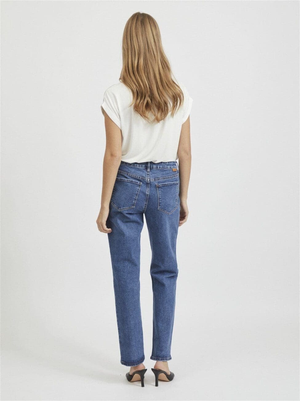 Vila Viellette SS Satin Top image 5