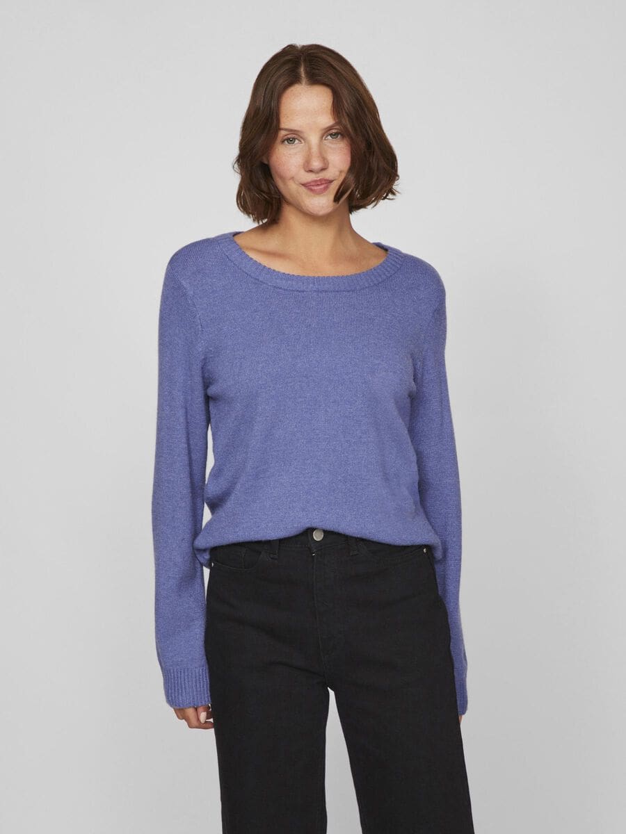 Vila Viril Round Neck Supersoft Knit image 5