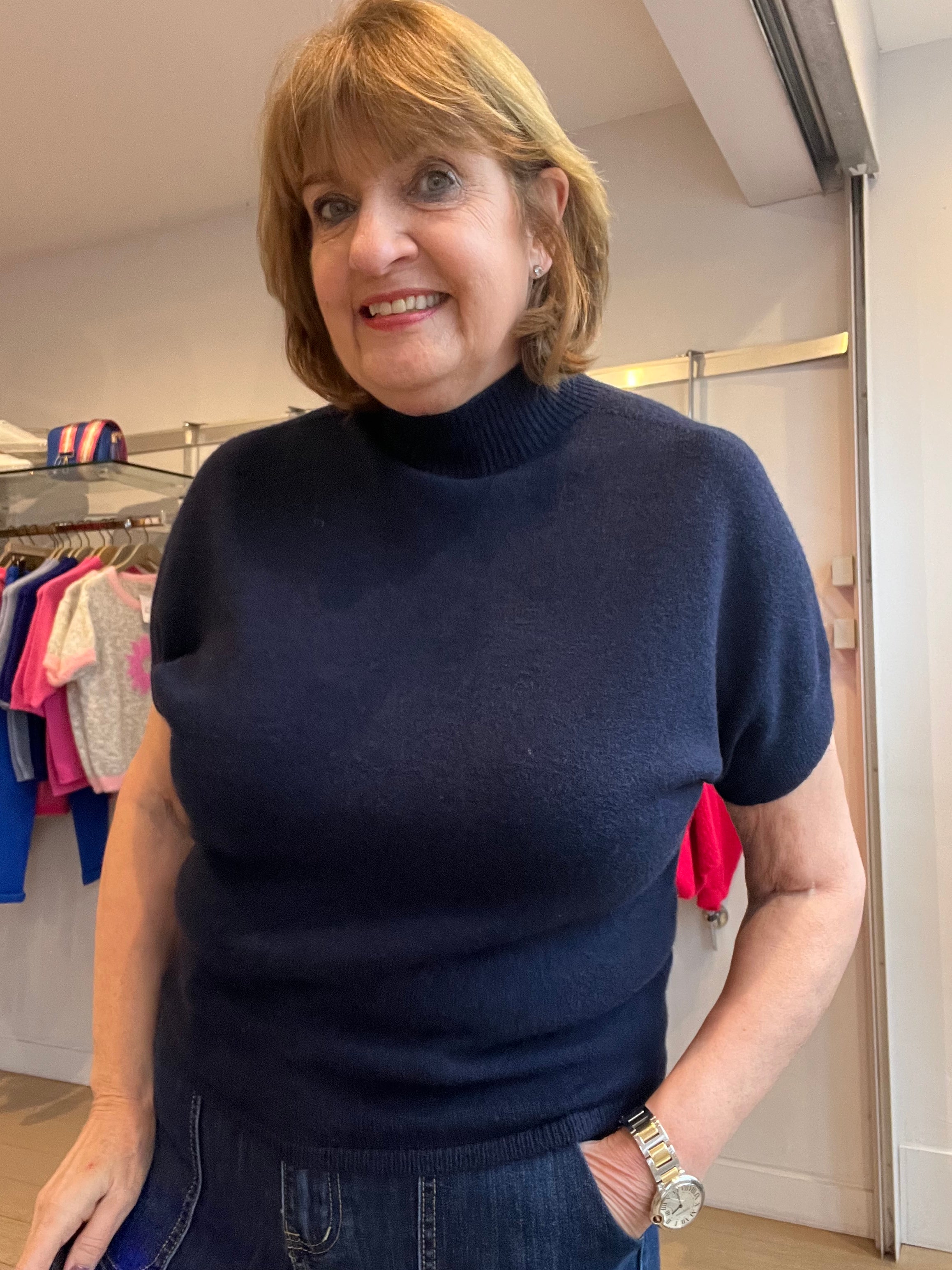 Cherry Alpini Pretty Knit Top