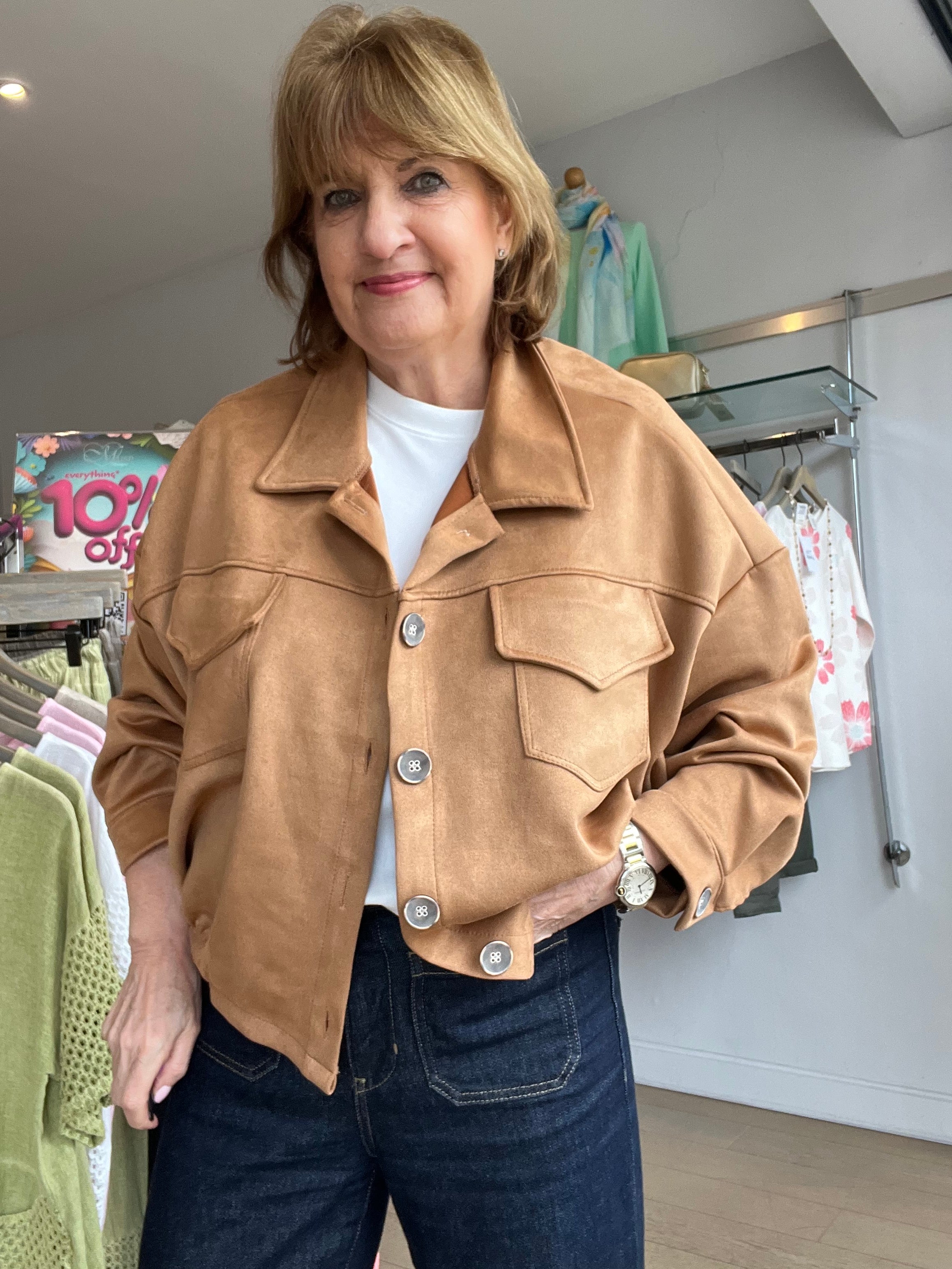 Zara Suedette Jacket