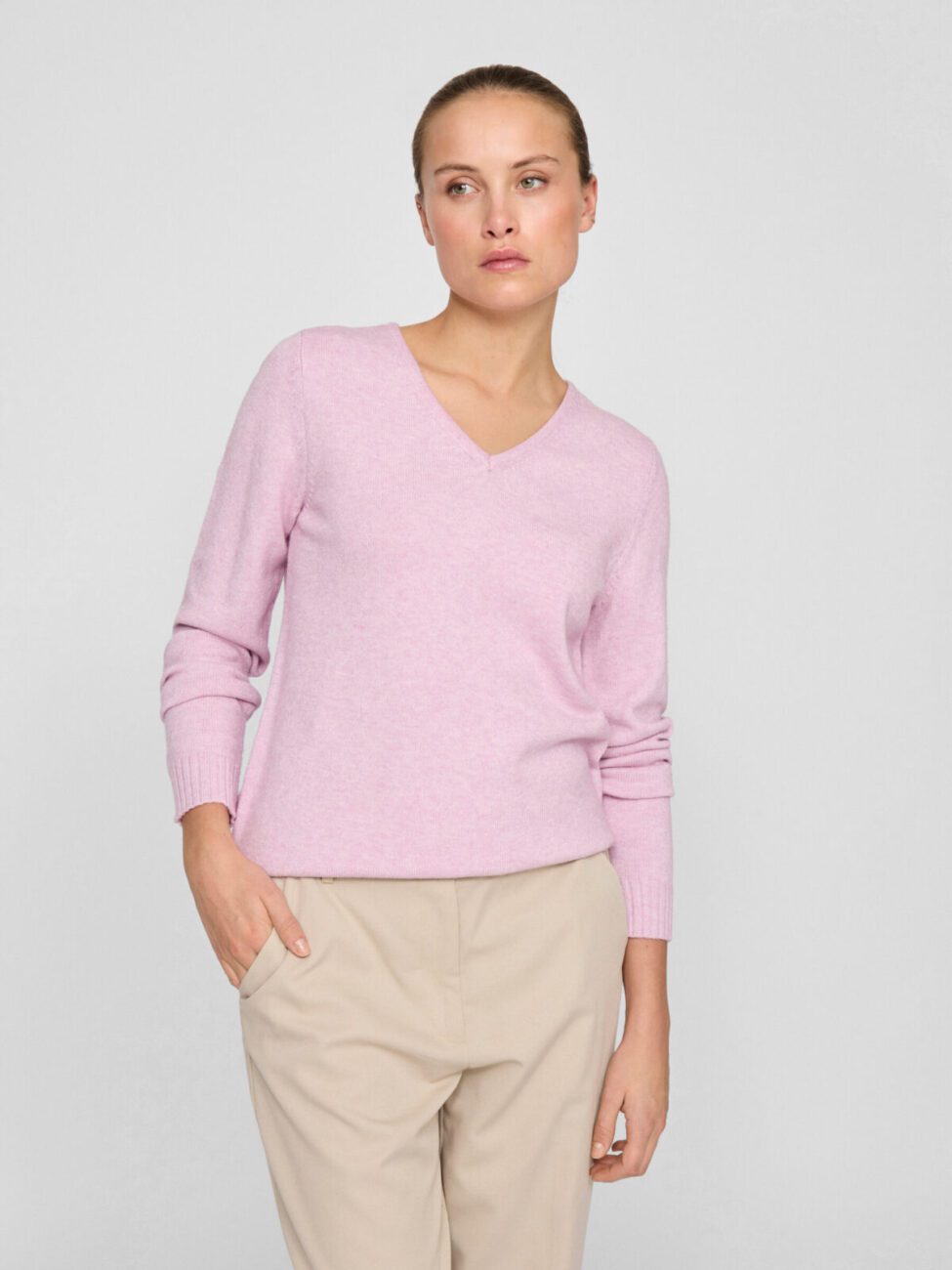 Vila Viril V-neck L/S Knit Top Bestseller image 33