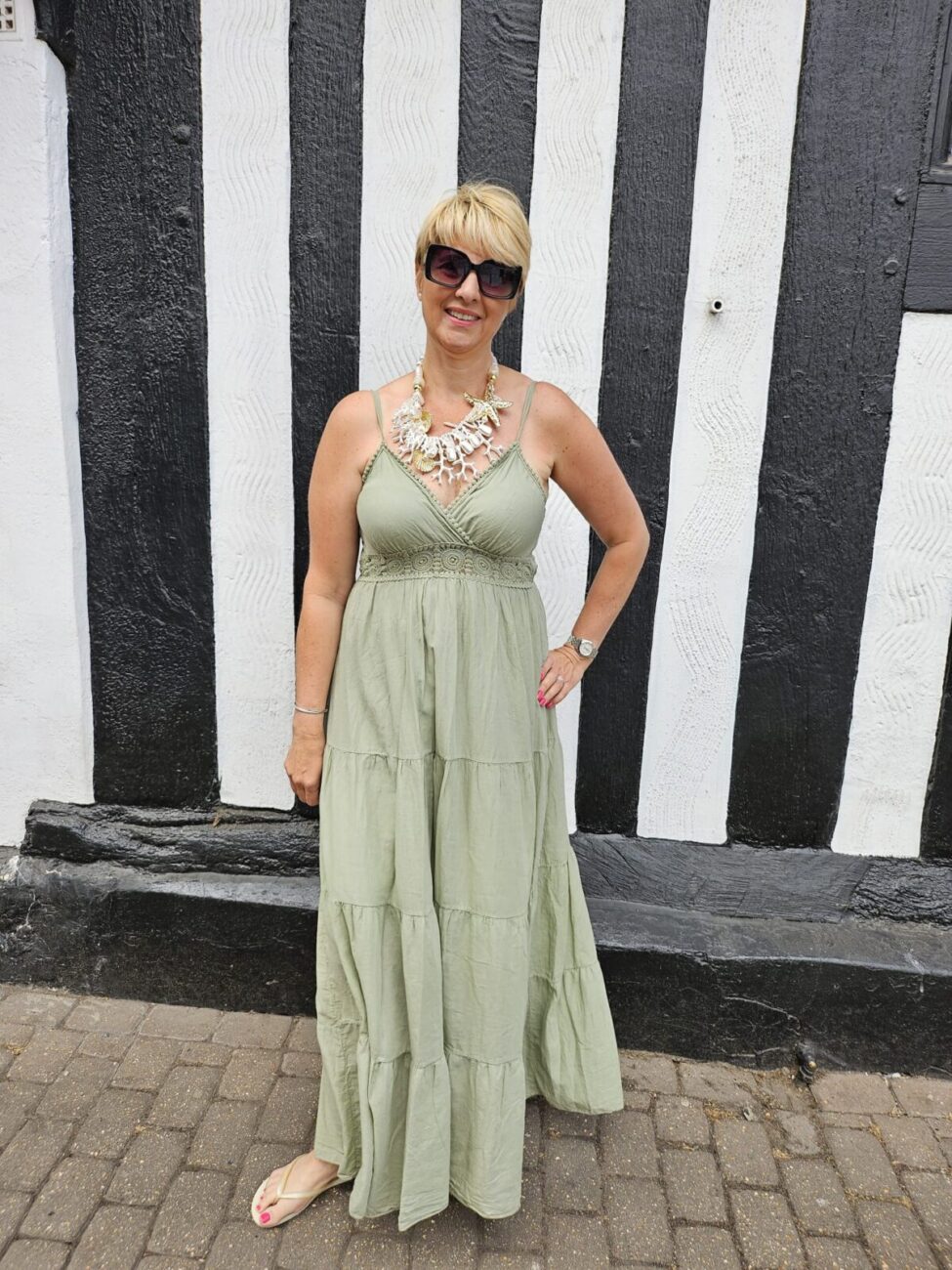 Crochet Strappy Cotton Sun Dress image 6