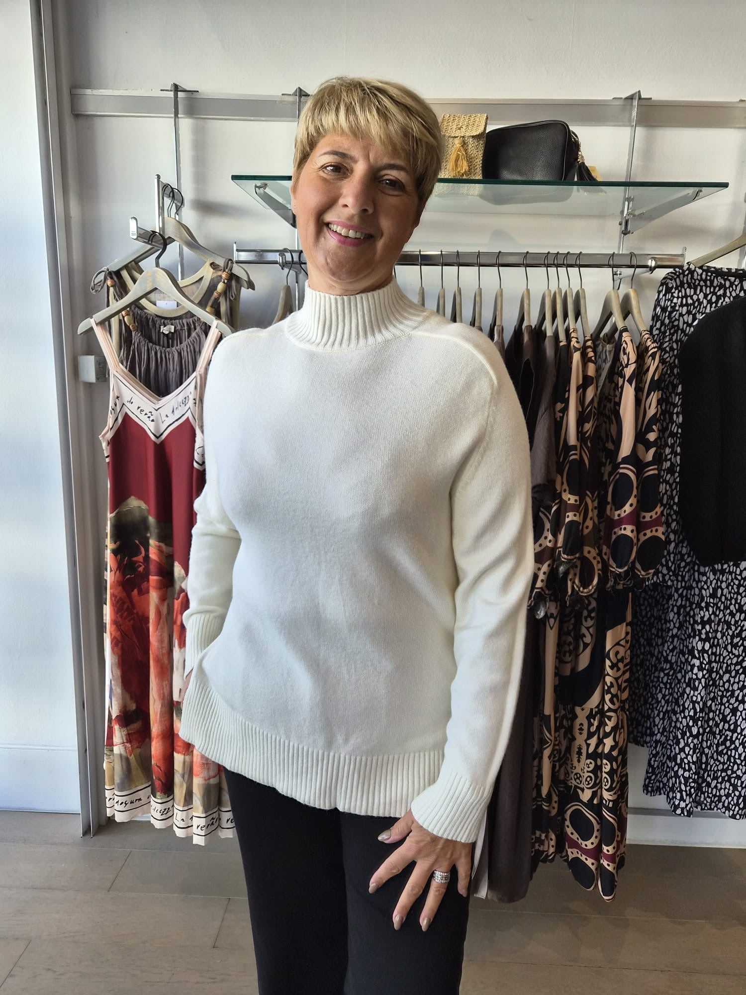 Pammy Side Split Knit