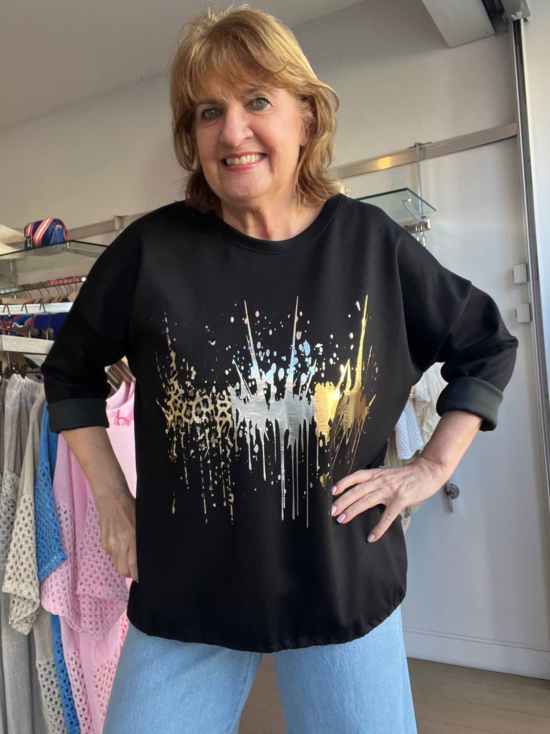 Layla Print Scuba Sweat