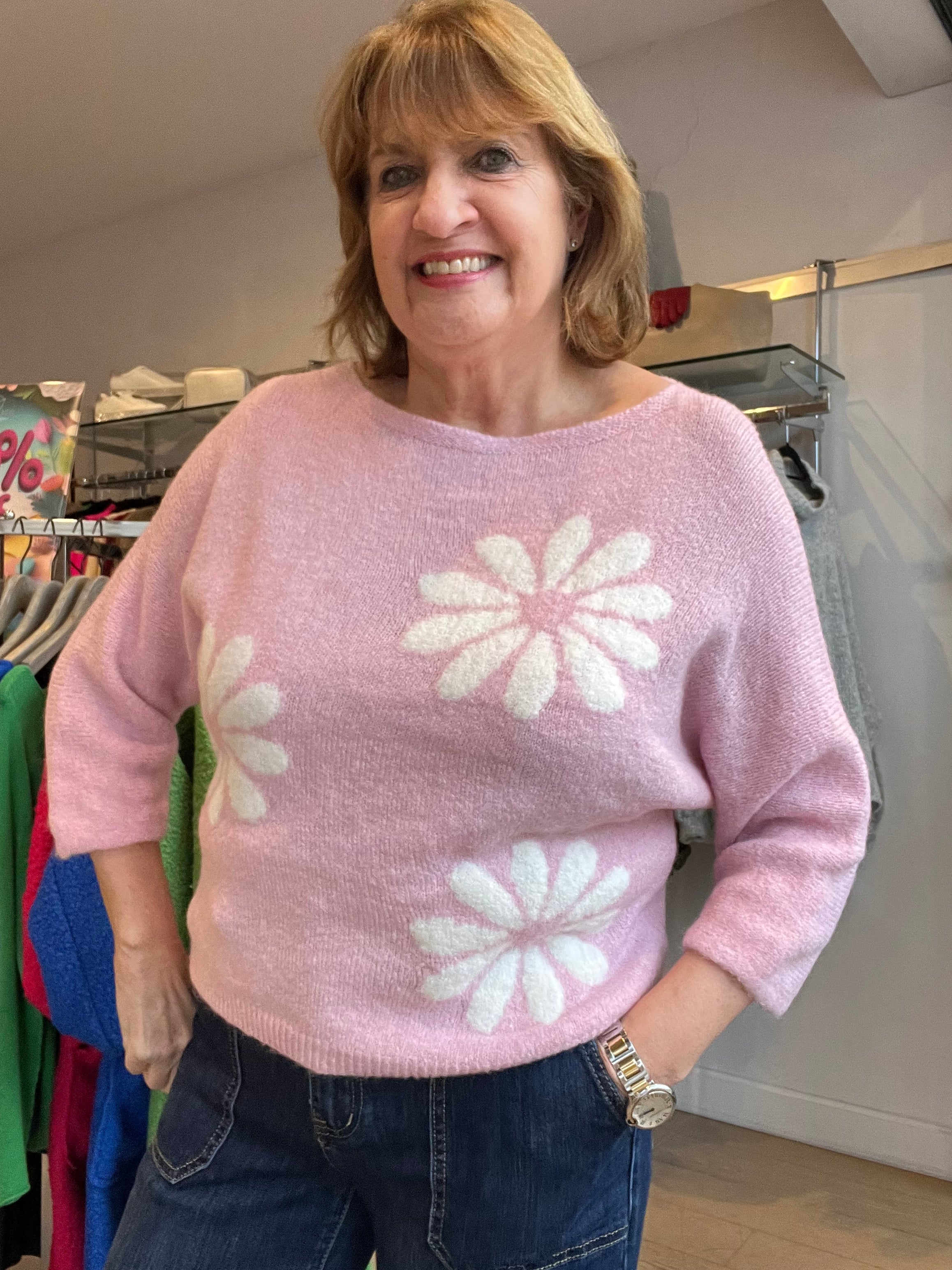 Daisy Spring Knit Top