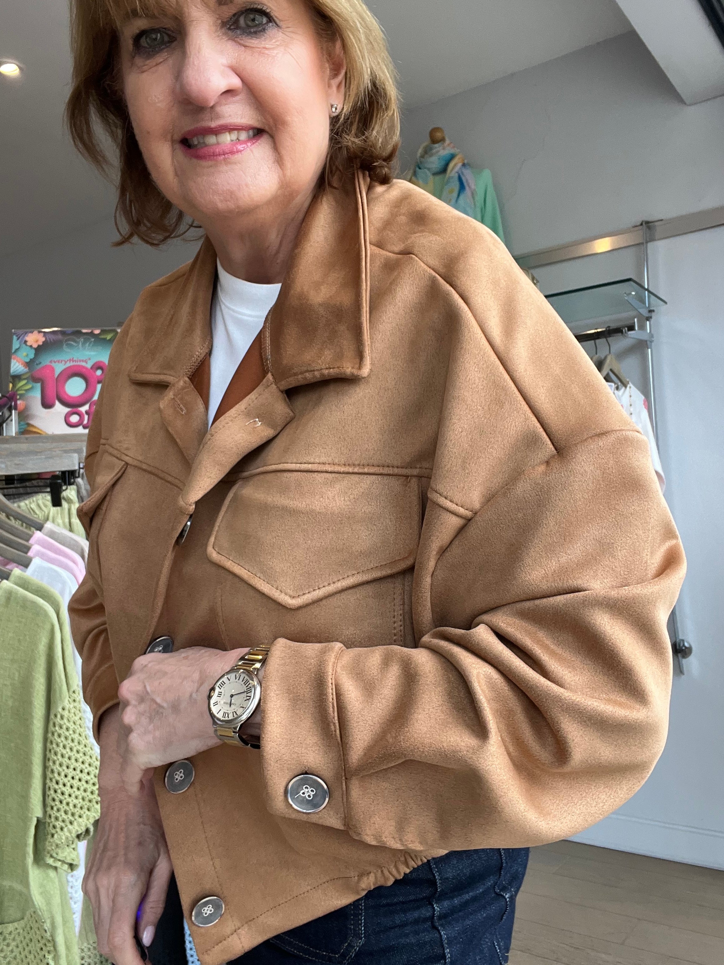 Zara Suedette Jacket