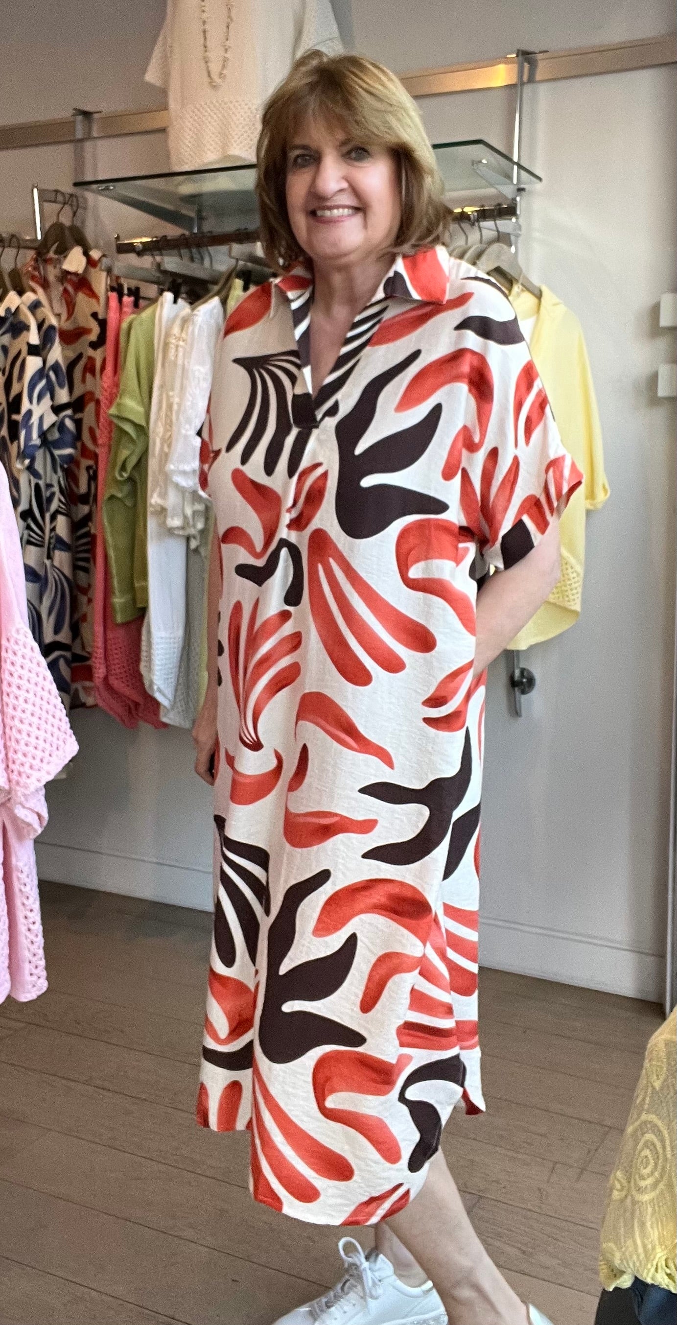 Cristal Easy Print Shirt Dress