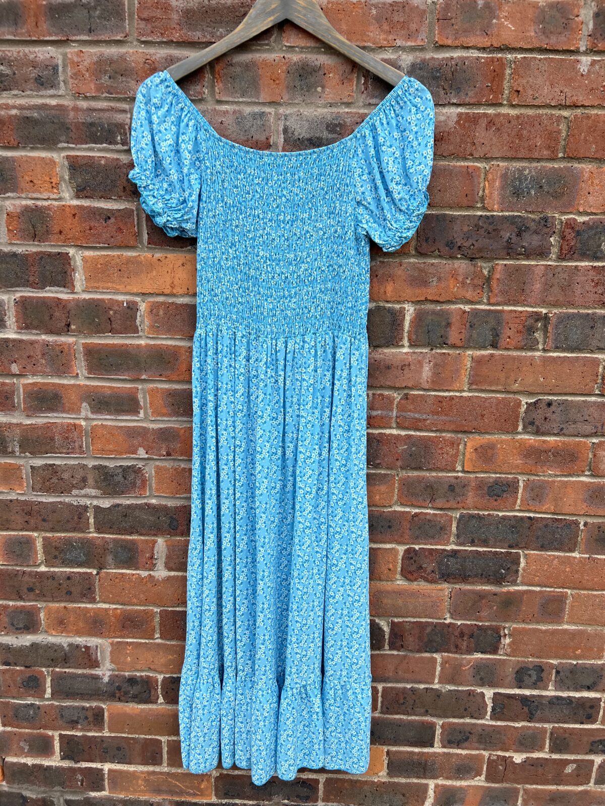 Madeleine Puff Sleeve Ditsy Print Dress image 7