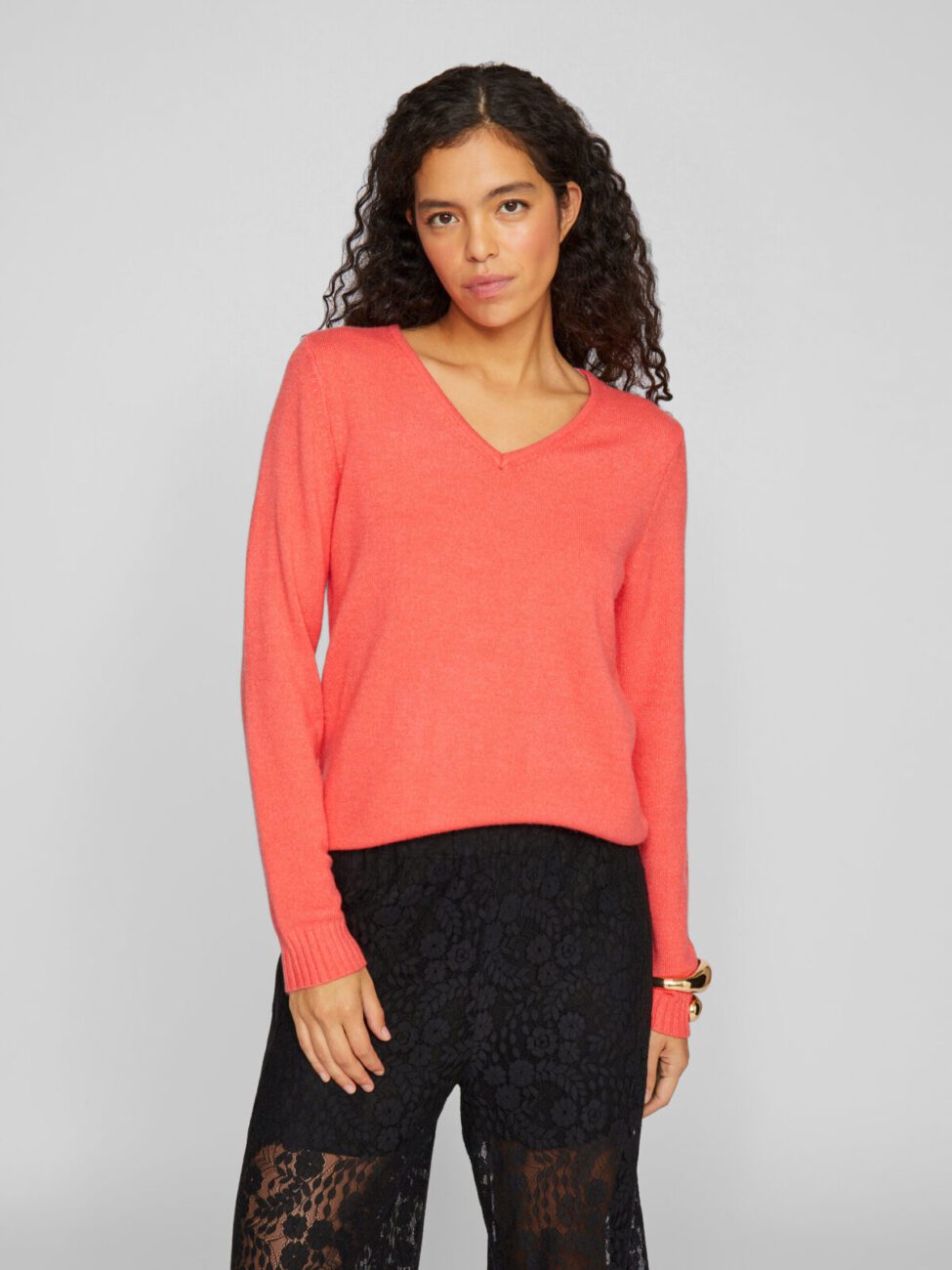 Vila Viril V-neck L/S Knit Top Bestseller image 42
