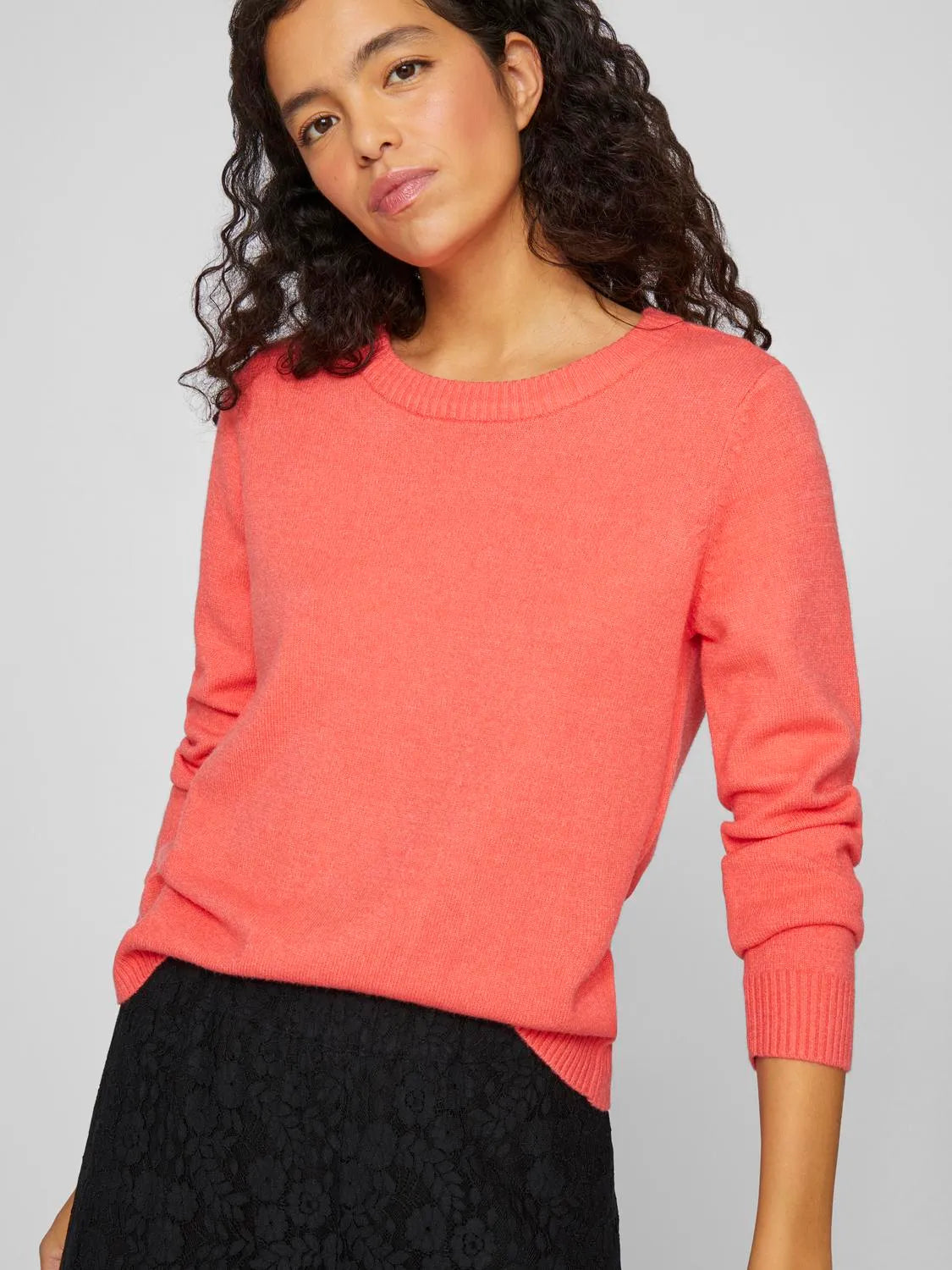 Vila Viril Round Neck Supersoft Knit image 0