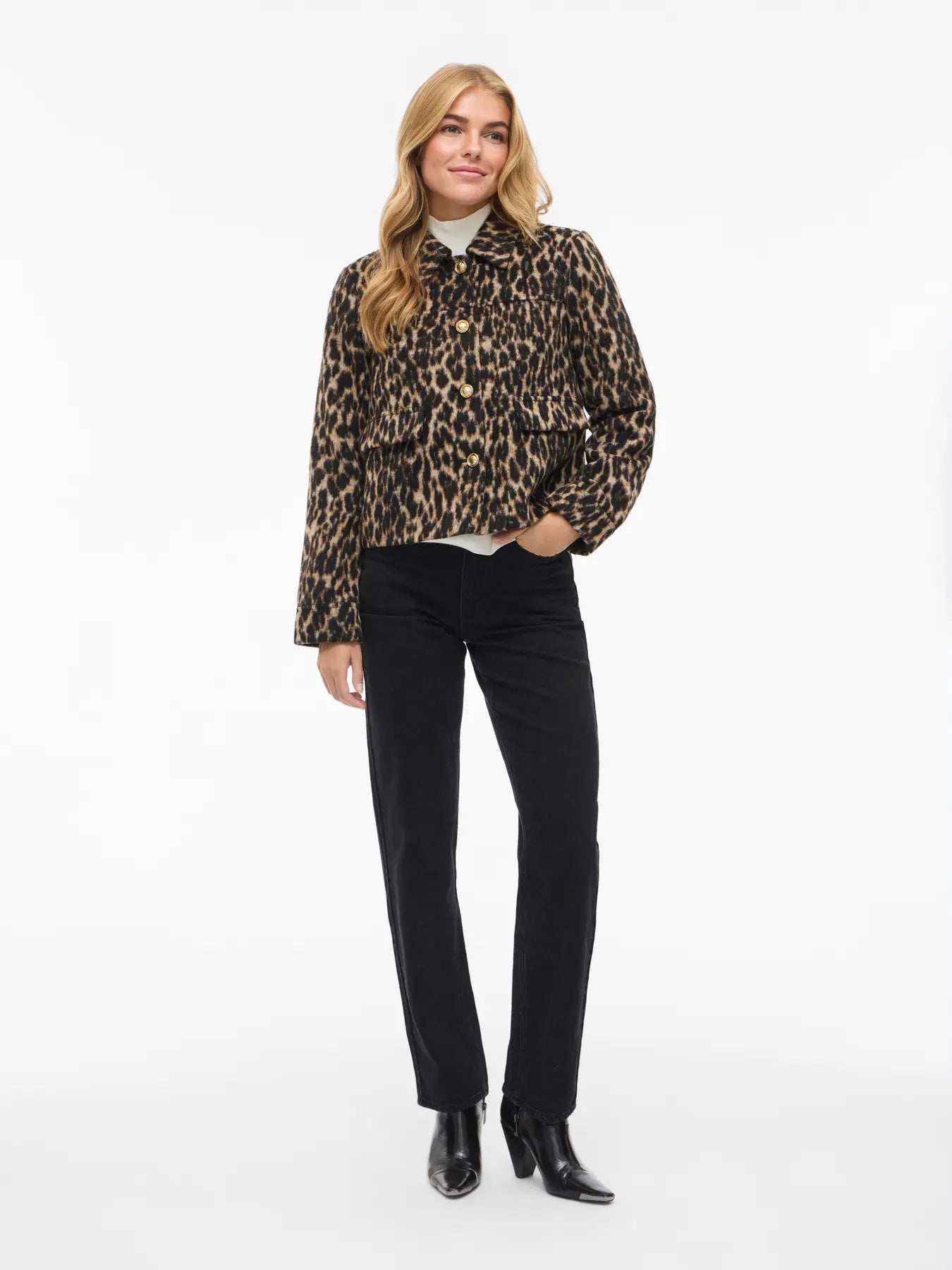 Vila Visimba Wool Mix Casual Jacket