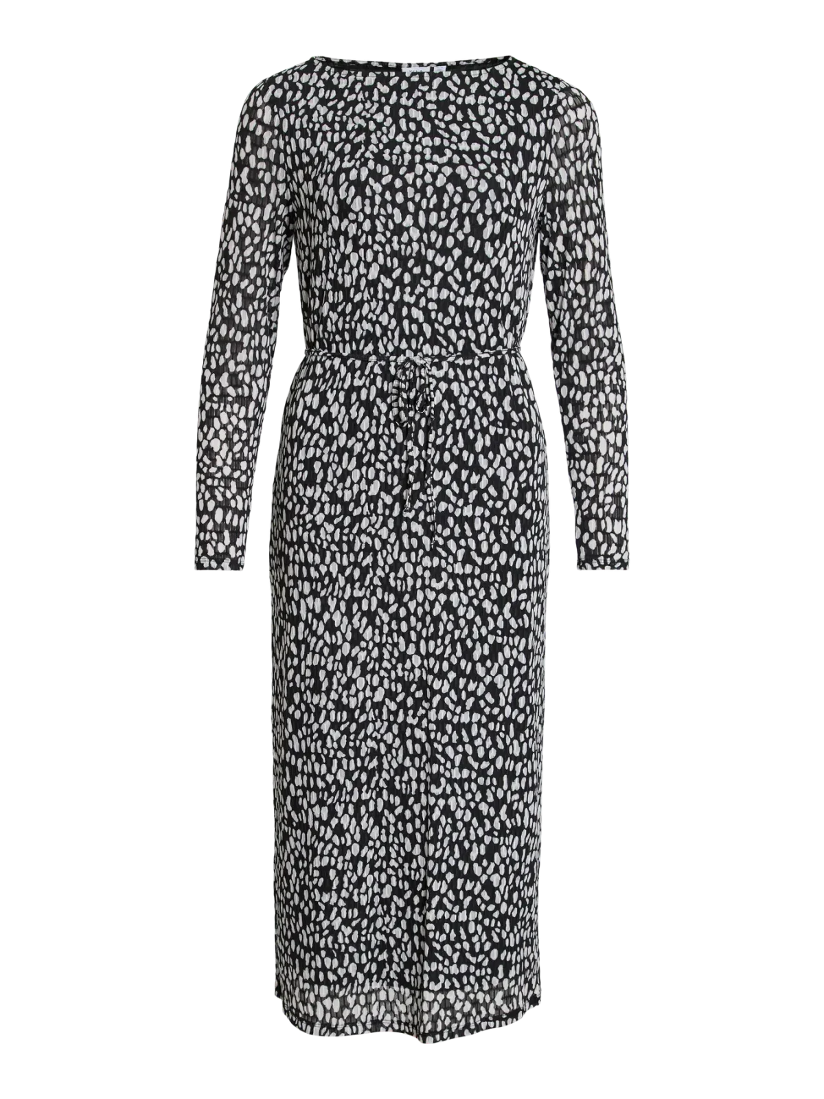 Vila Vilarine Dotty Column Dress with Ties image 1
