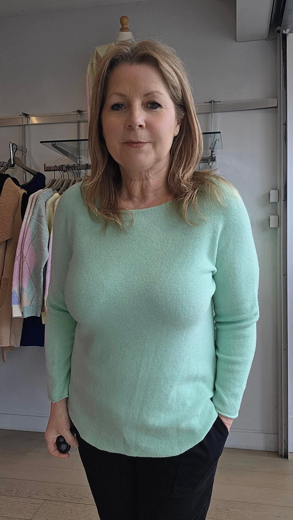 Lottie Scoop Neck Knit Top