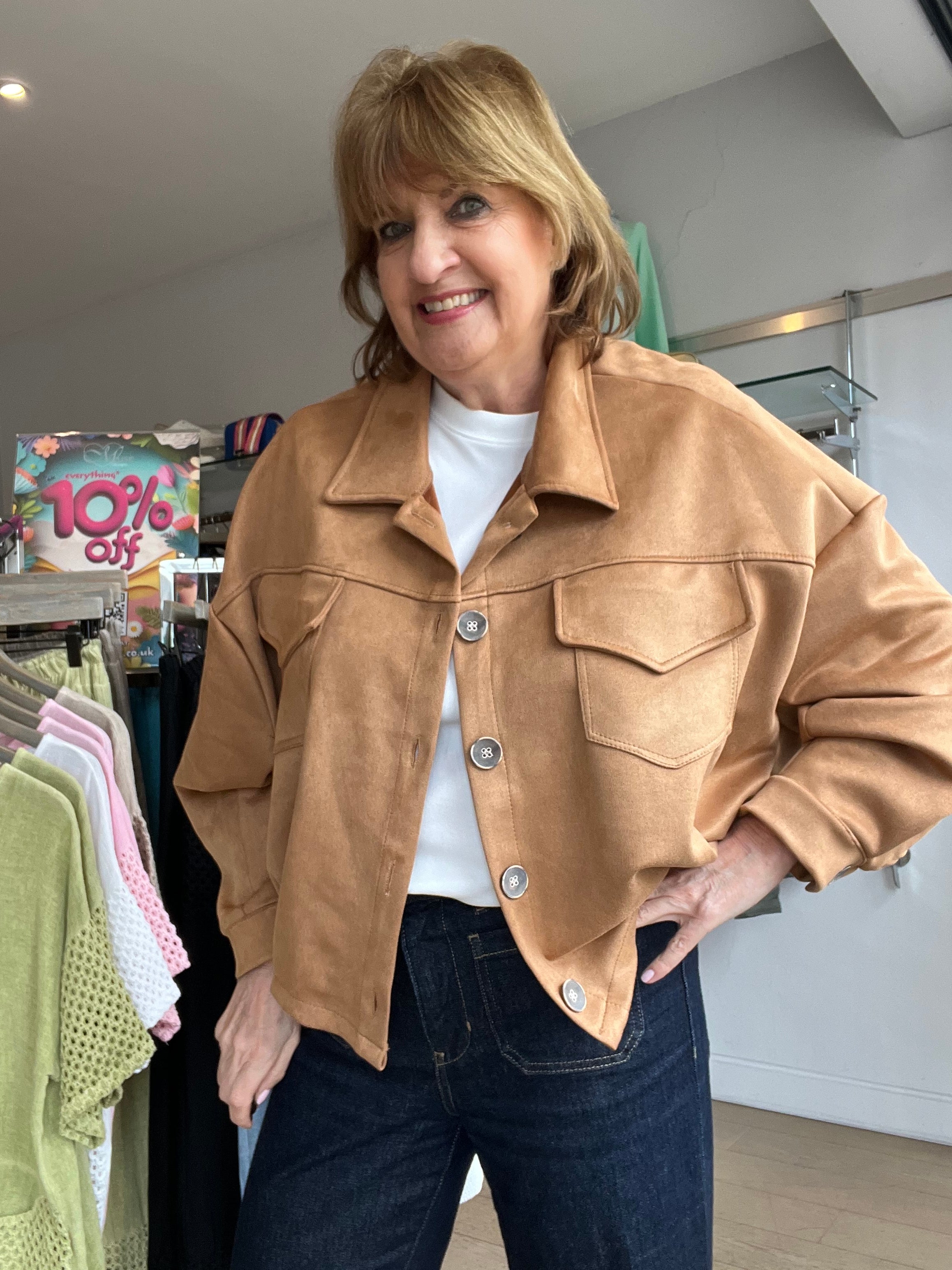 Zara Suedette Jacket