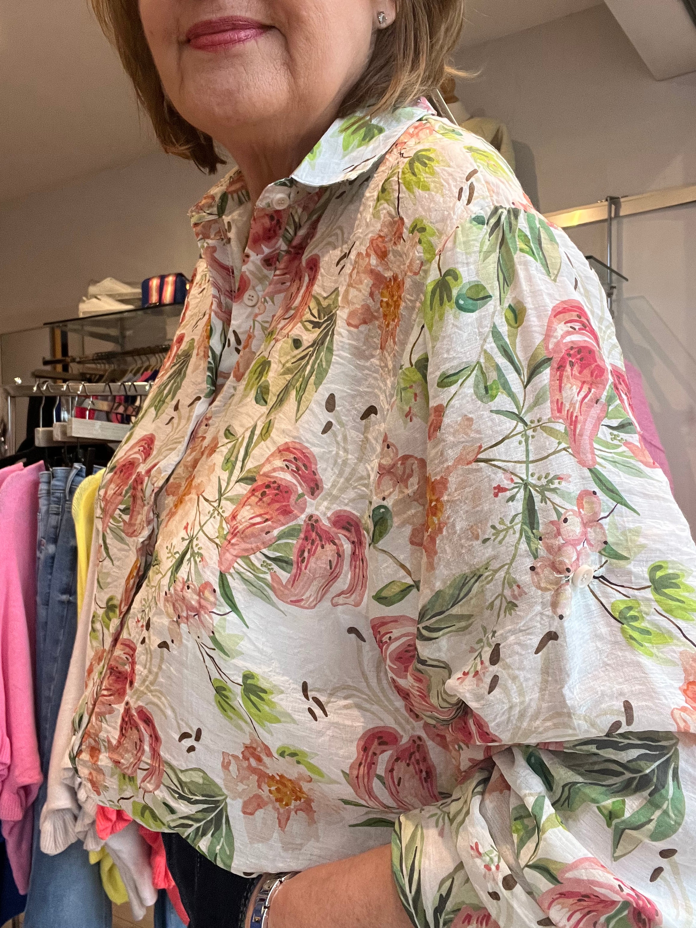 Gina Garden Floral Printed Top