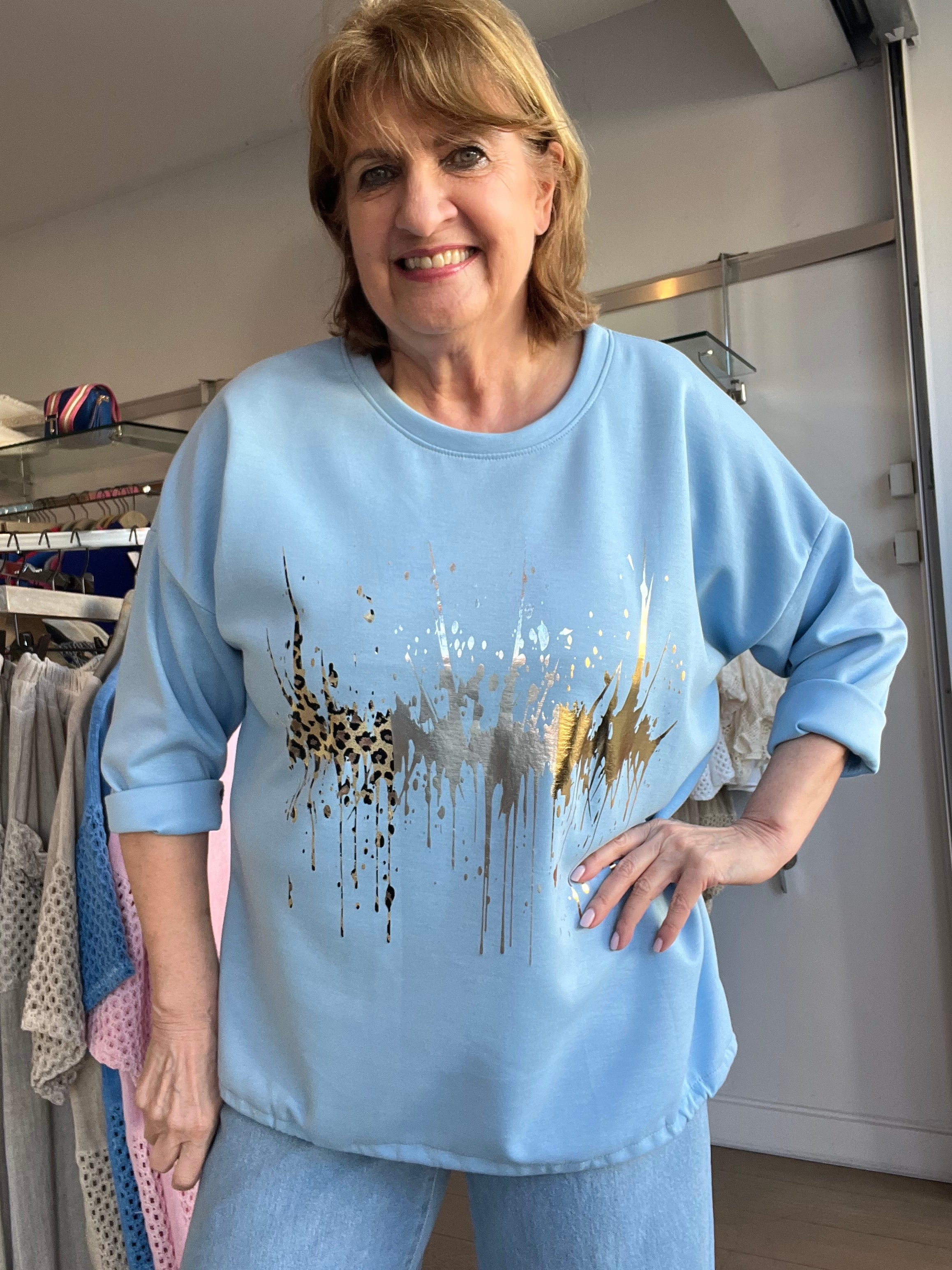 Layla Print Scuba Sweat