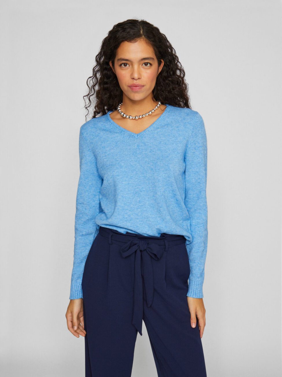 Vila Viril V-neck L/S Knit Top Bestseller image 40