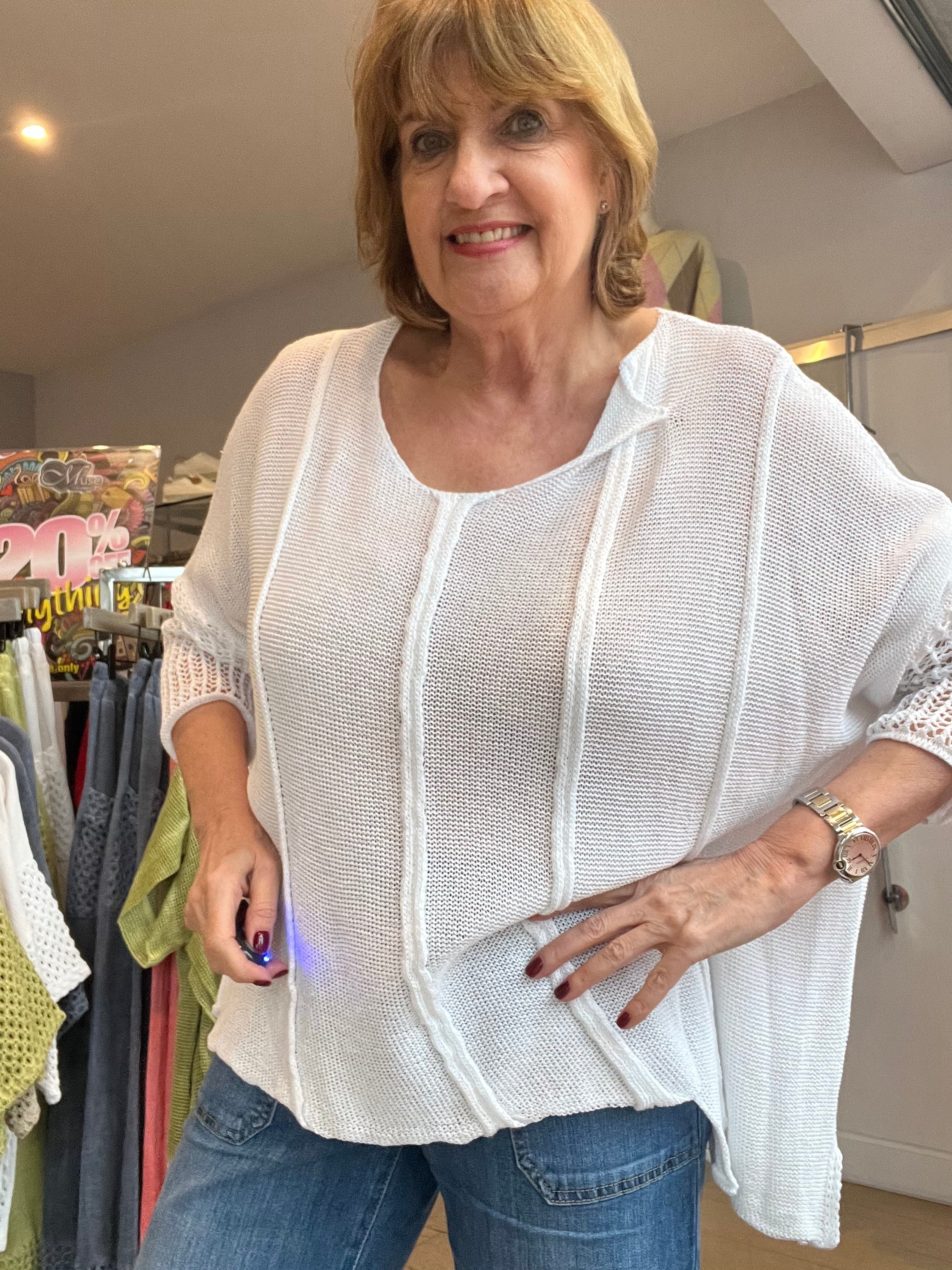 Micha Asymetric Cotton Knit