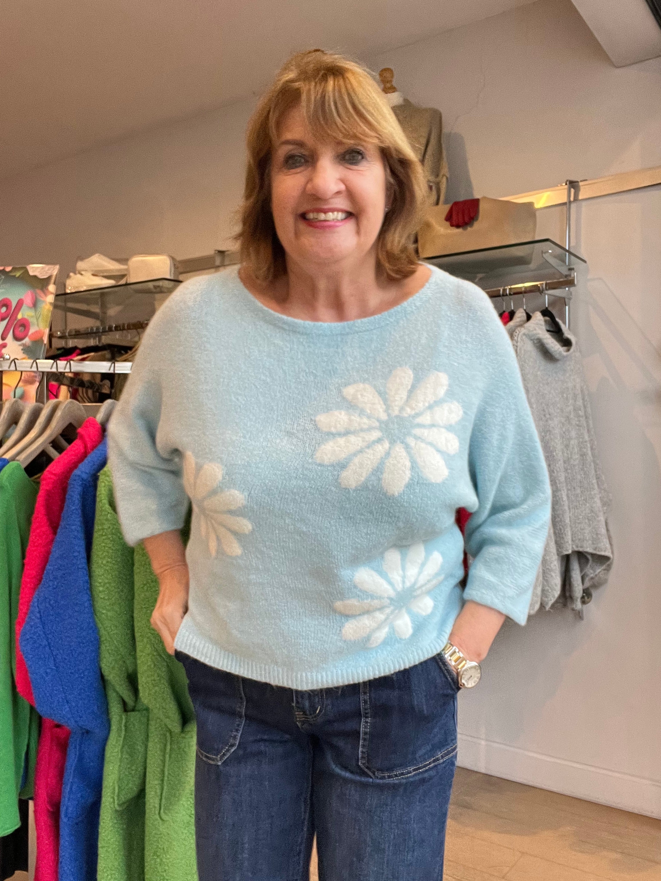 Daisy Spring Knit Top