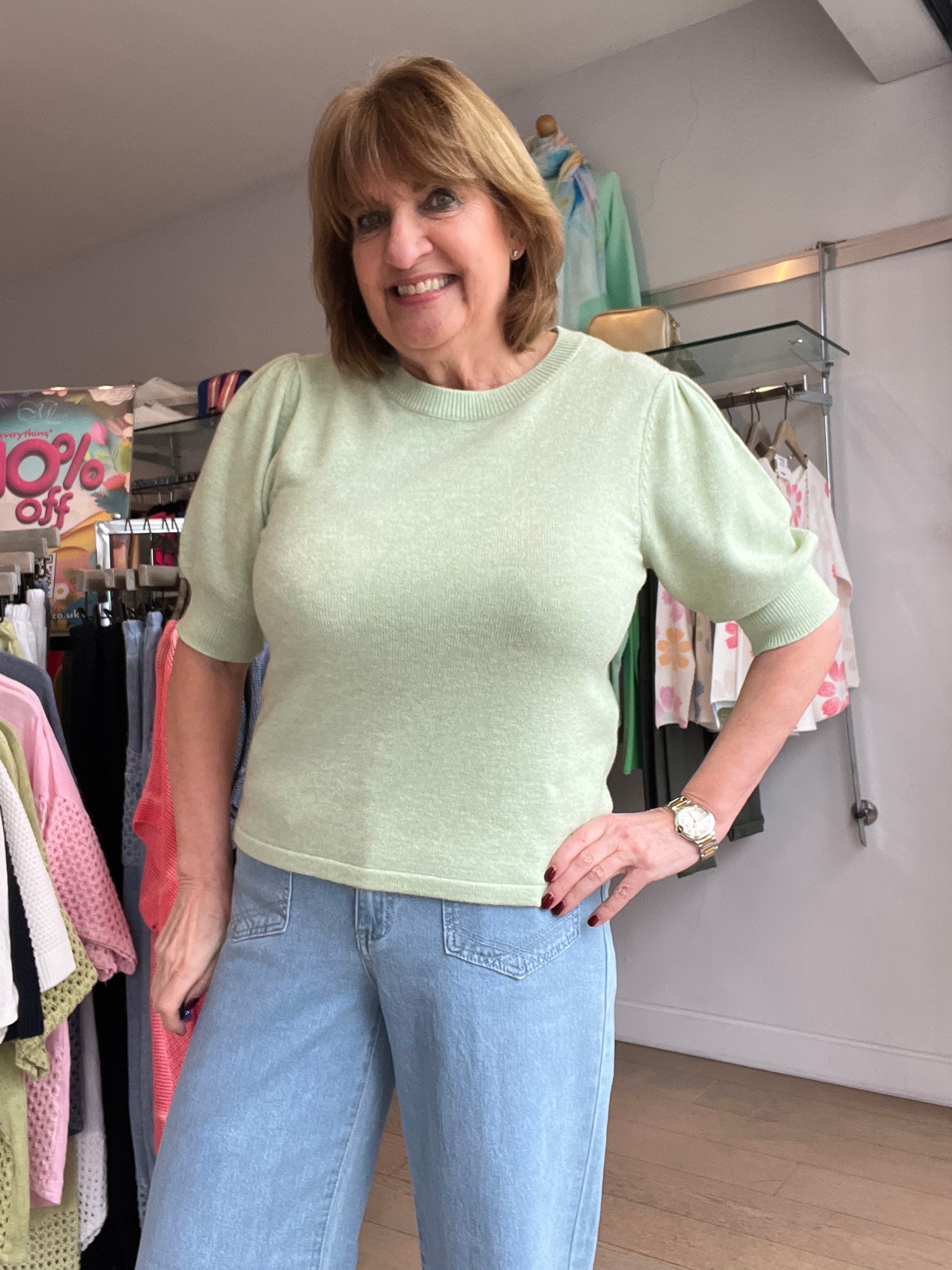 Vila Viril Short Sleeve Knit