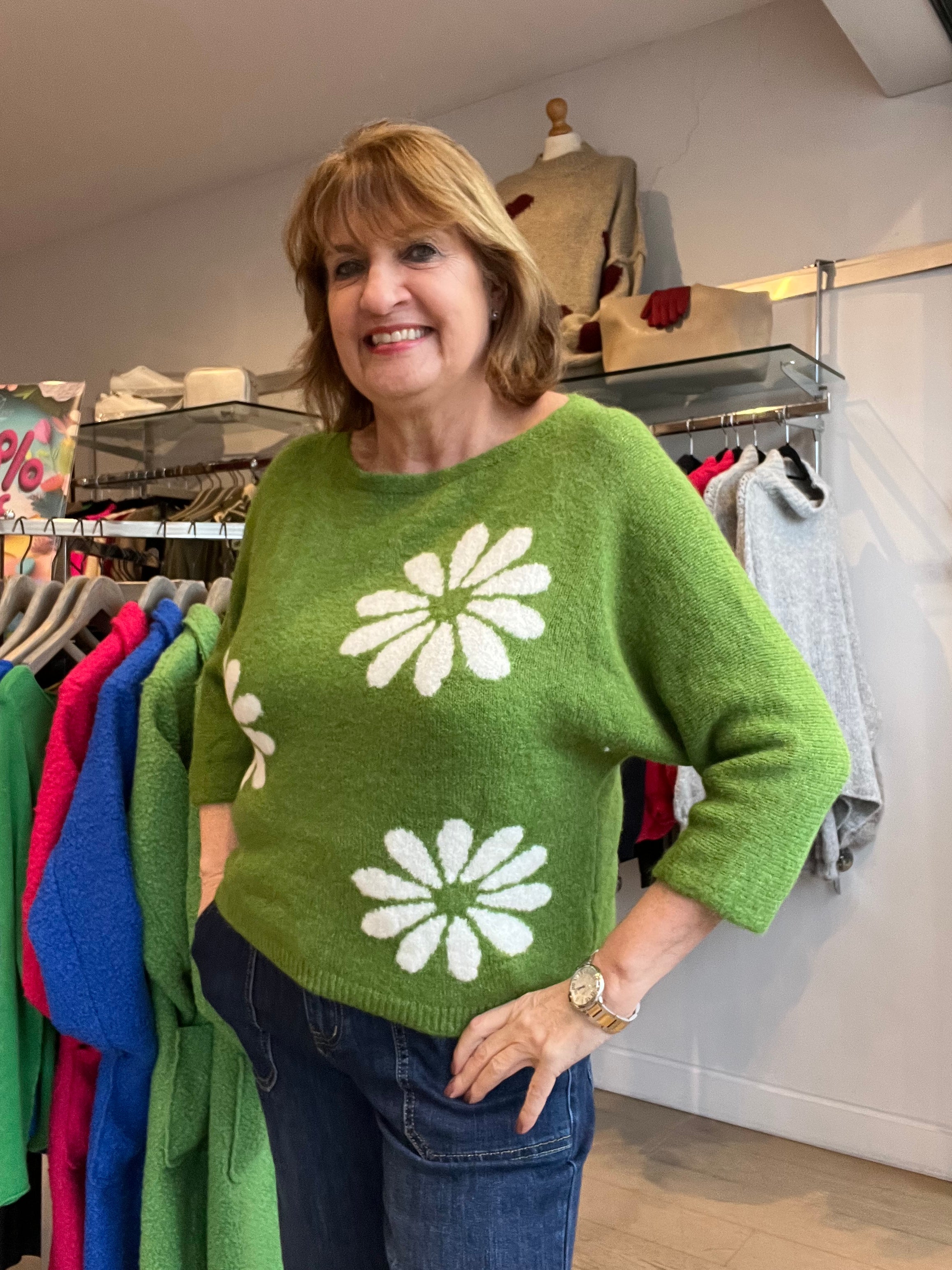 Daisy Spring Knit Top