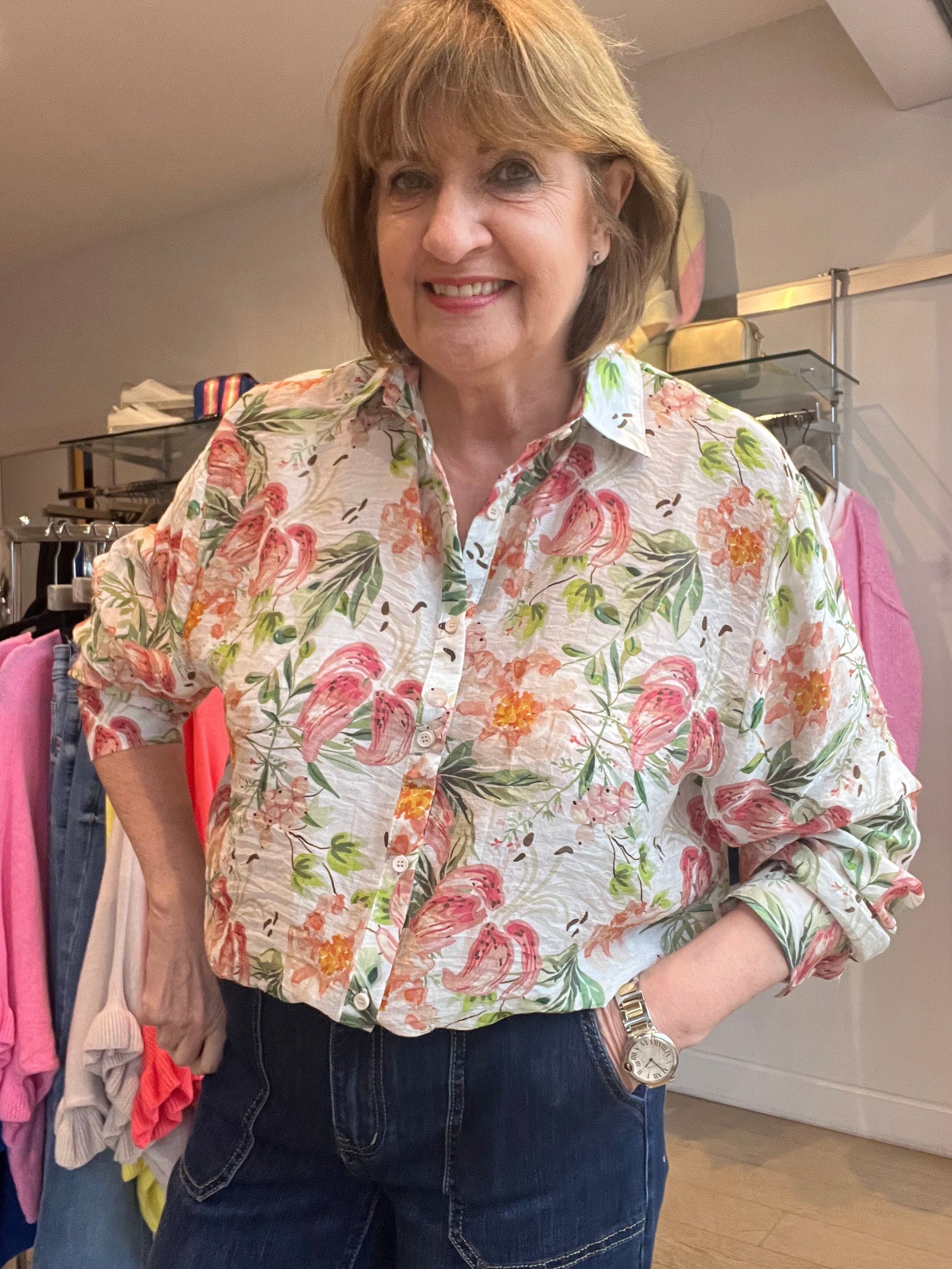 Gina Garden Floral Printed Top