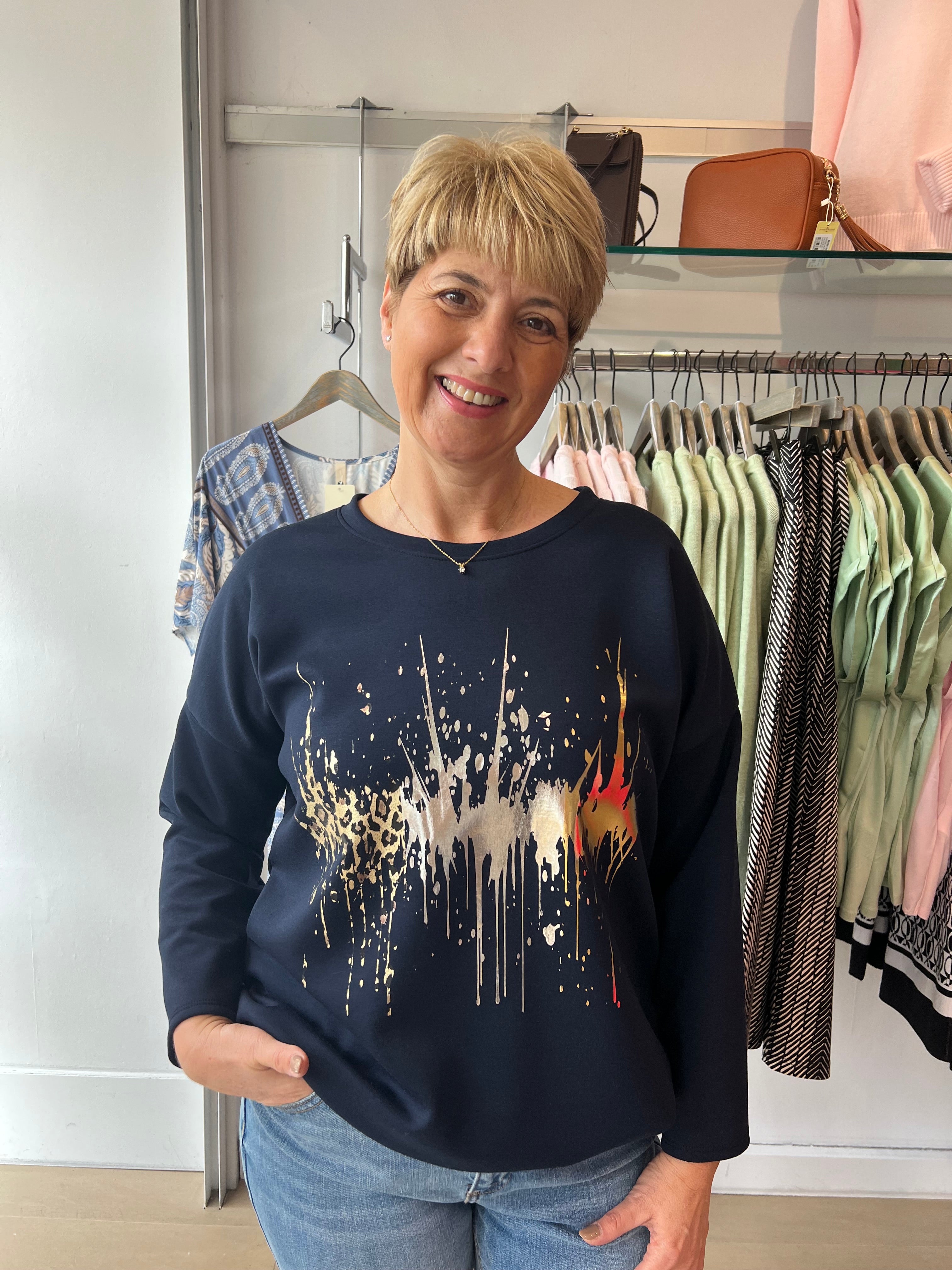 Layla Print Scuba Sweat