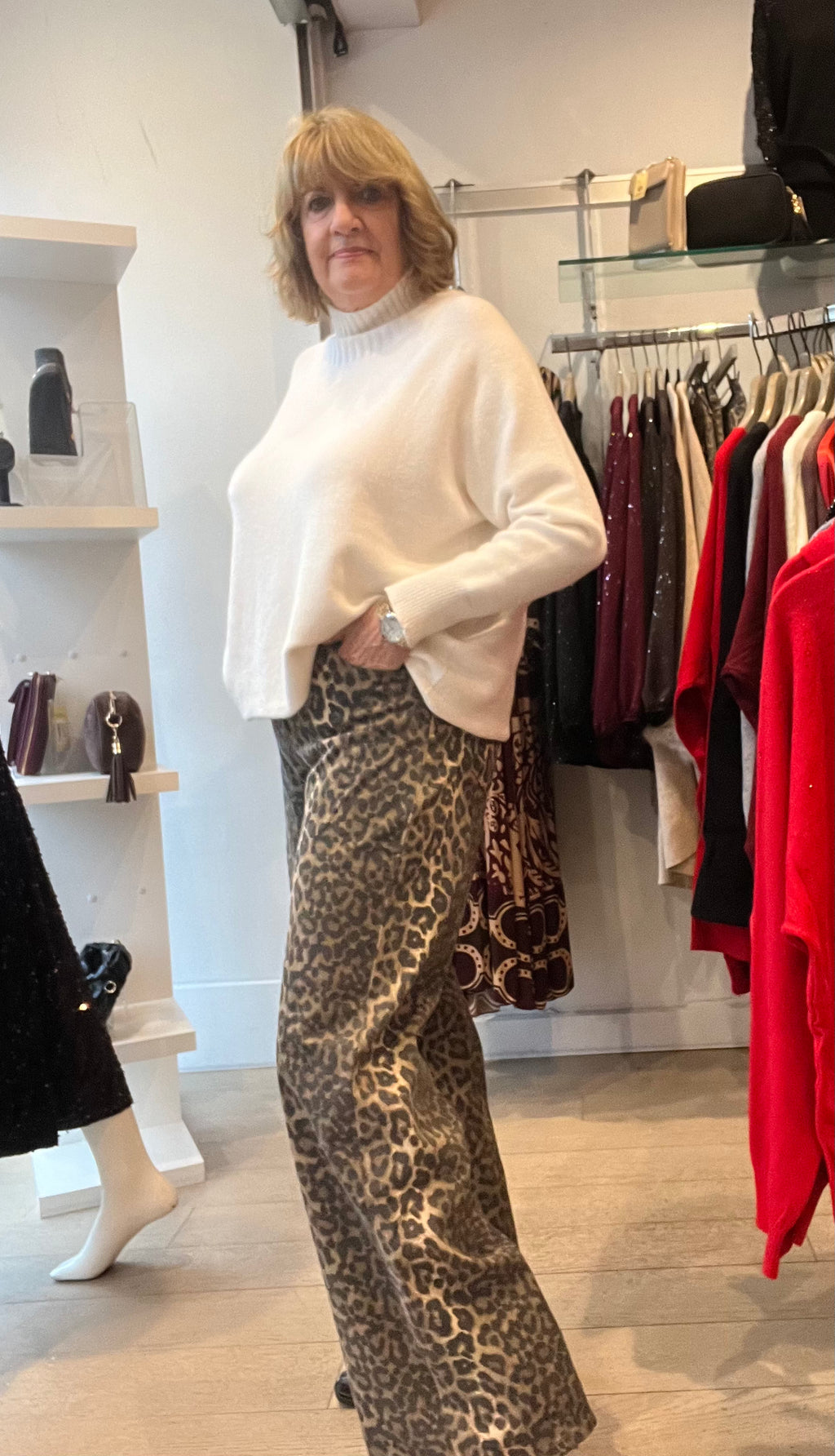 Leopard Stretchy Jeans