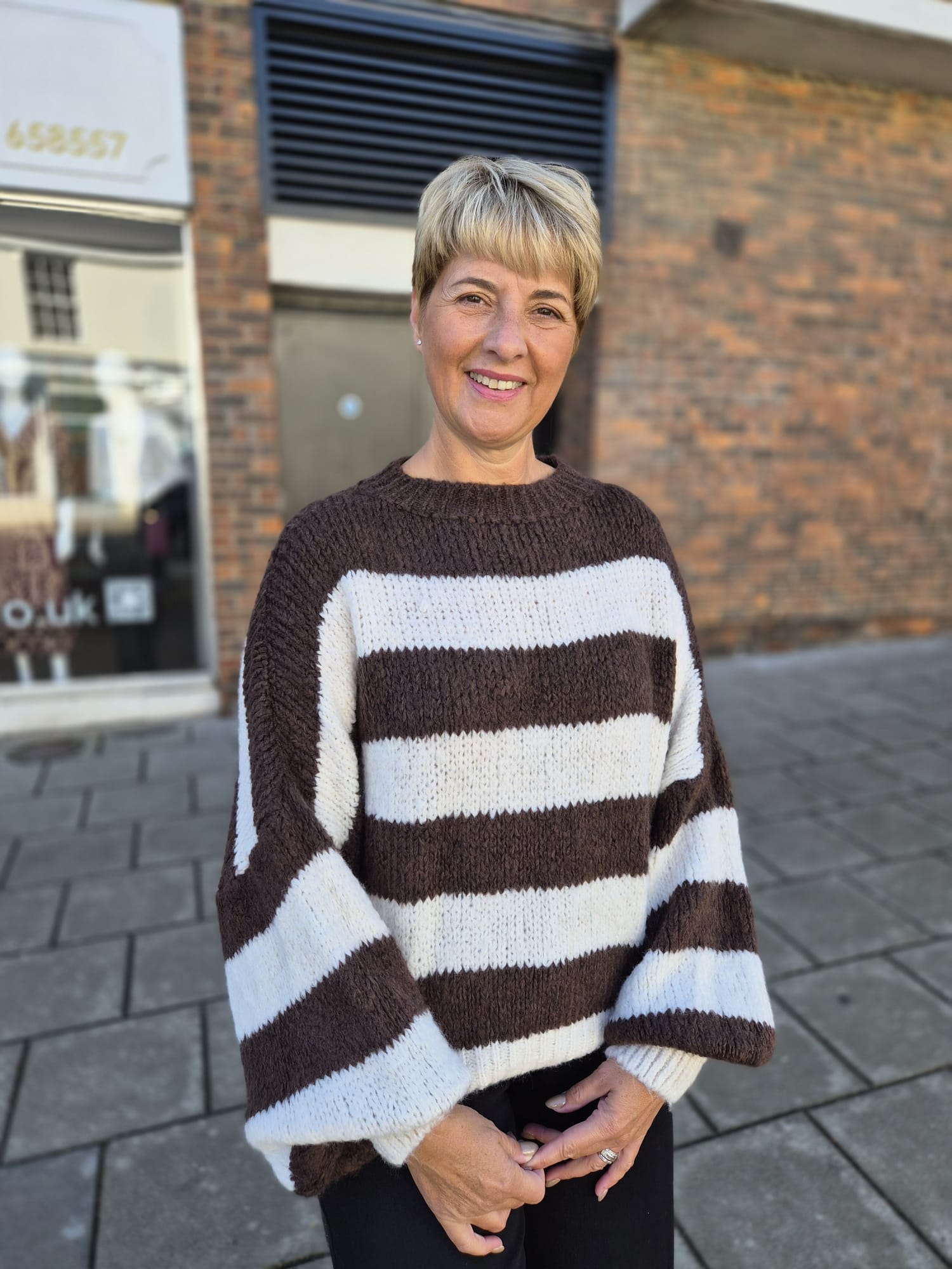 Celia Stripe Chunky Knit