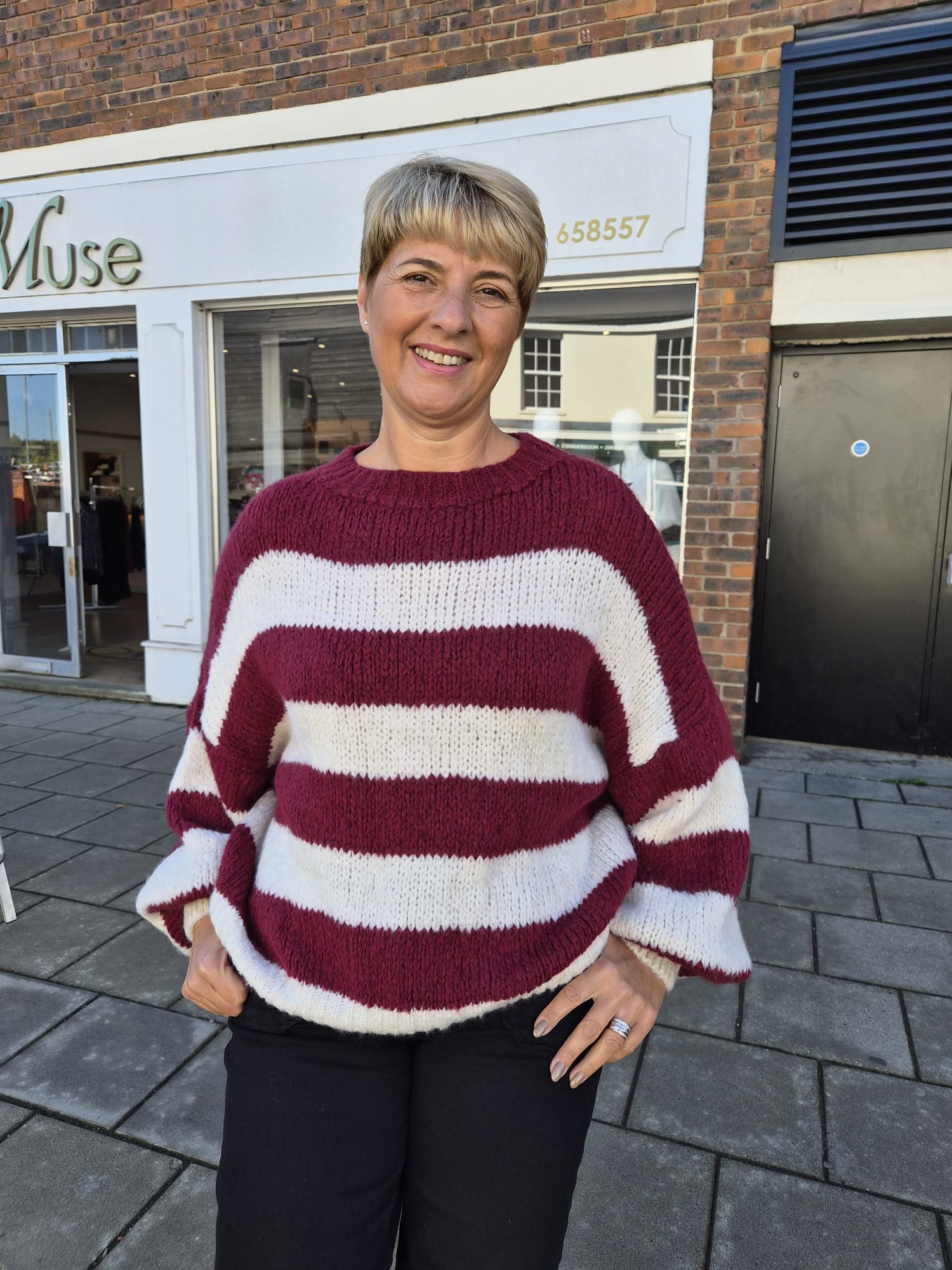 Celia Stripe Chunky Knit